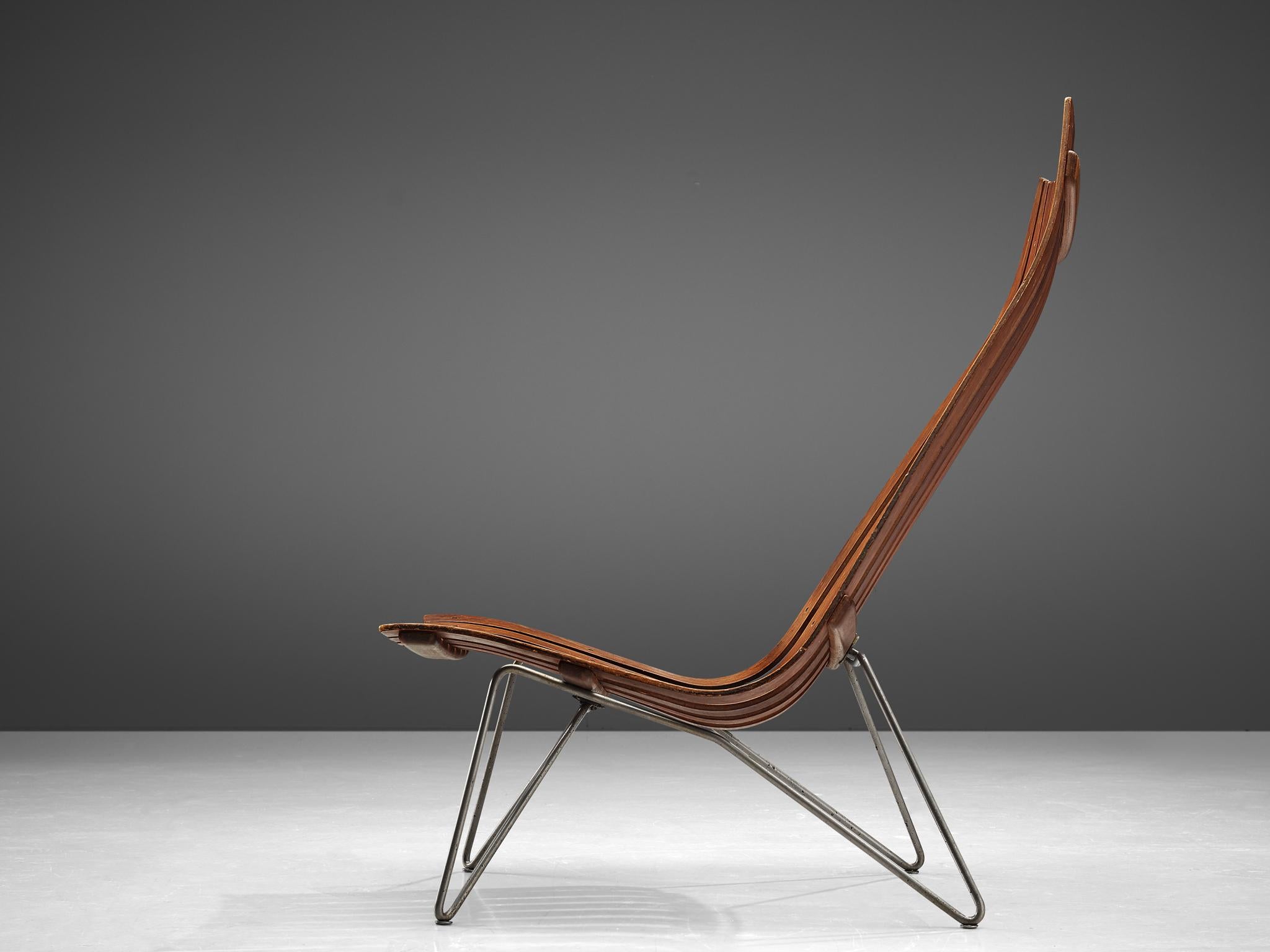 Norwegian Hans Brattrud 'Scandia' Lounge Chair in Rosewood