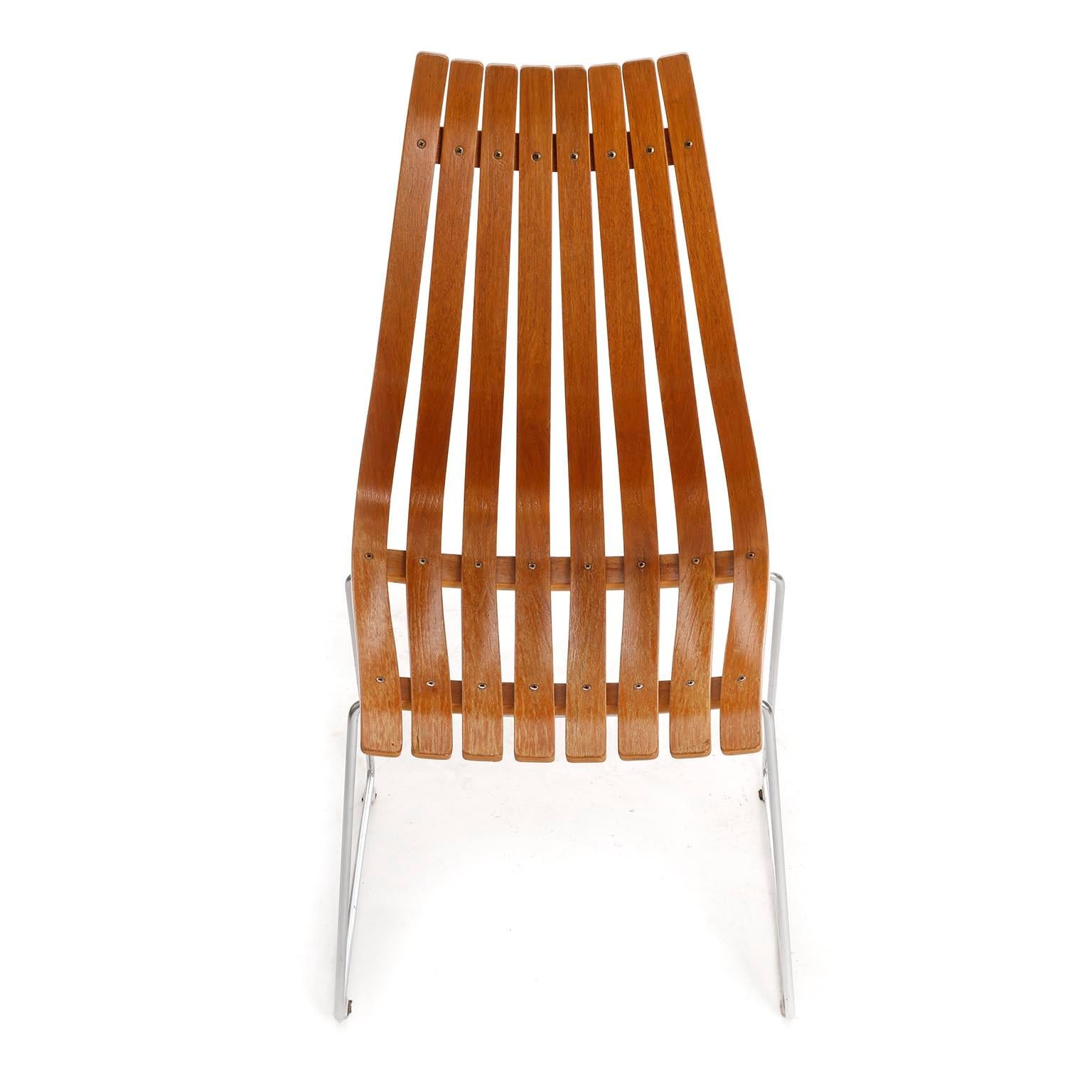 Scandinavian Modern Hans Brattrud 'Scandia' Lounge Chair, Norway, 1960 For Sale