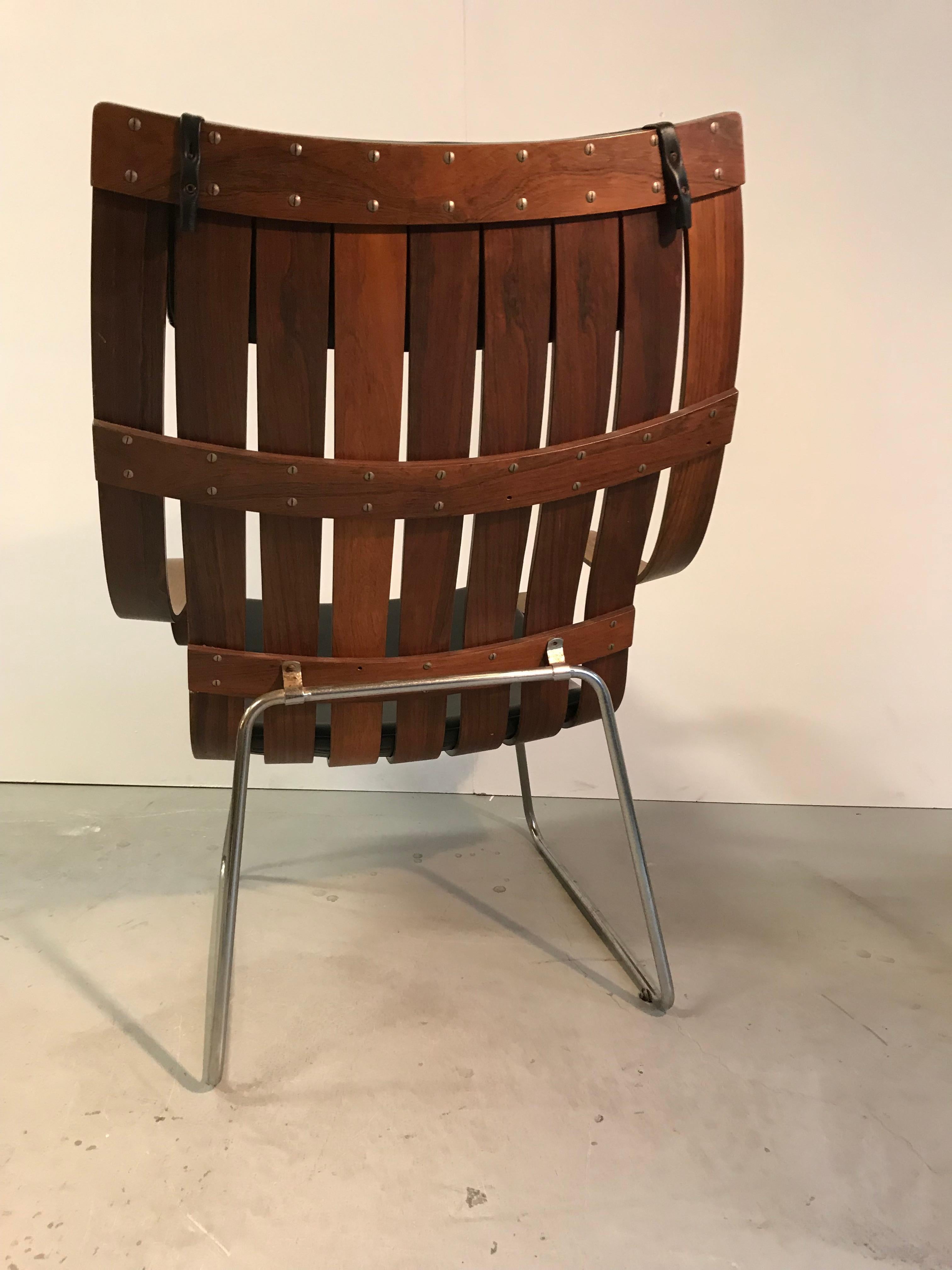 Hans Brattrud Scandia Lounge Chair Norwegisches Design (Moderne der Mitte des Jahrhunderts) im Angebot