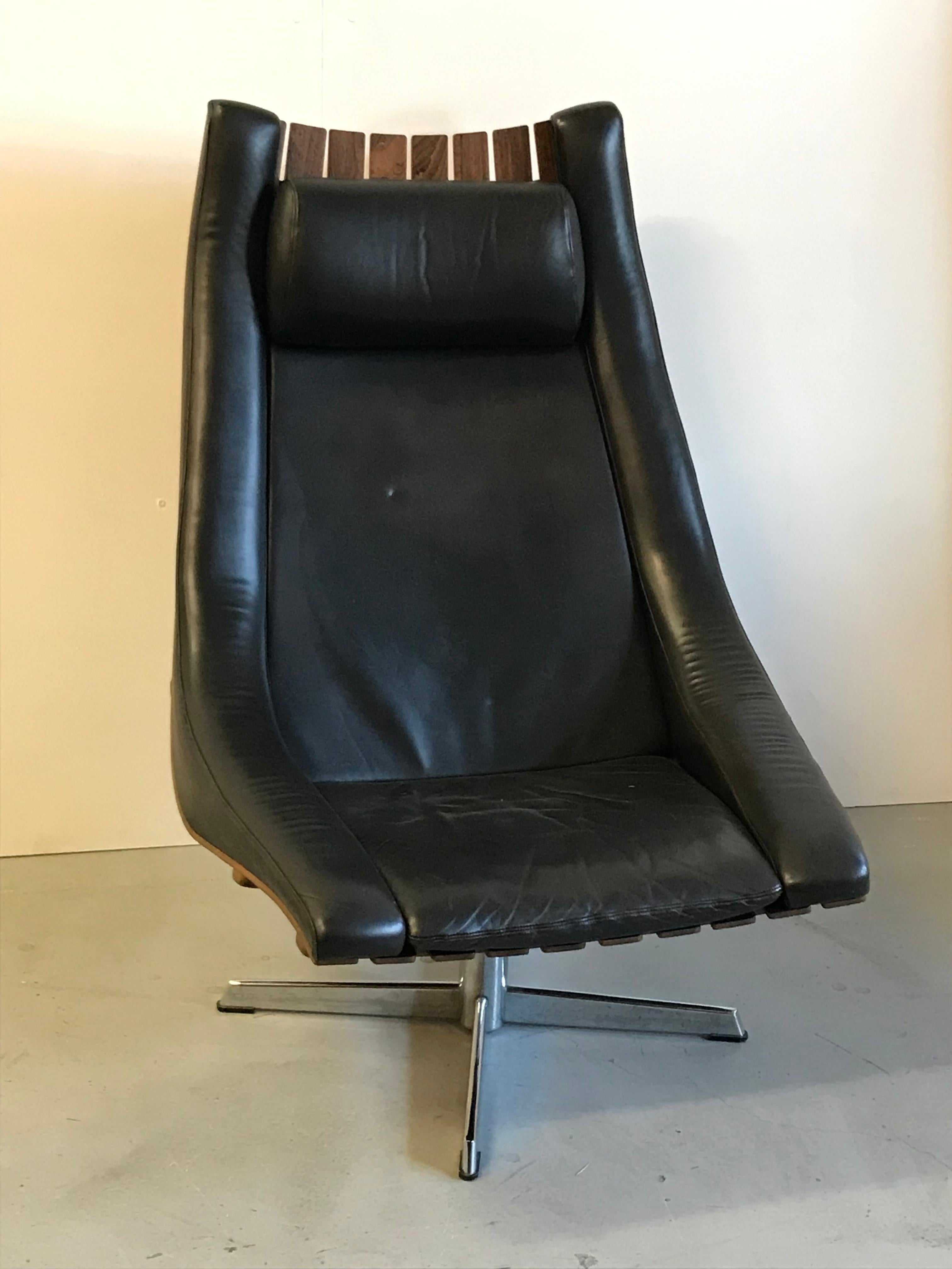 Hans Brattrud Scandia Lounge Chair Norwegisches Design (Moderne der Mitte des Jahrhunderts) im Angebot