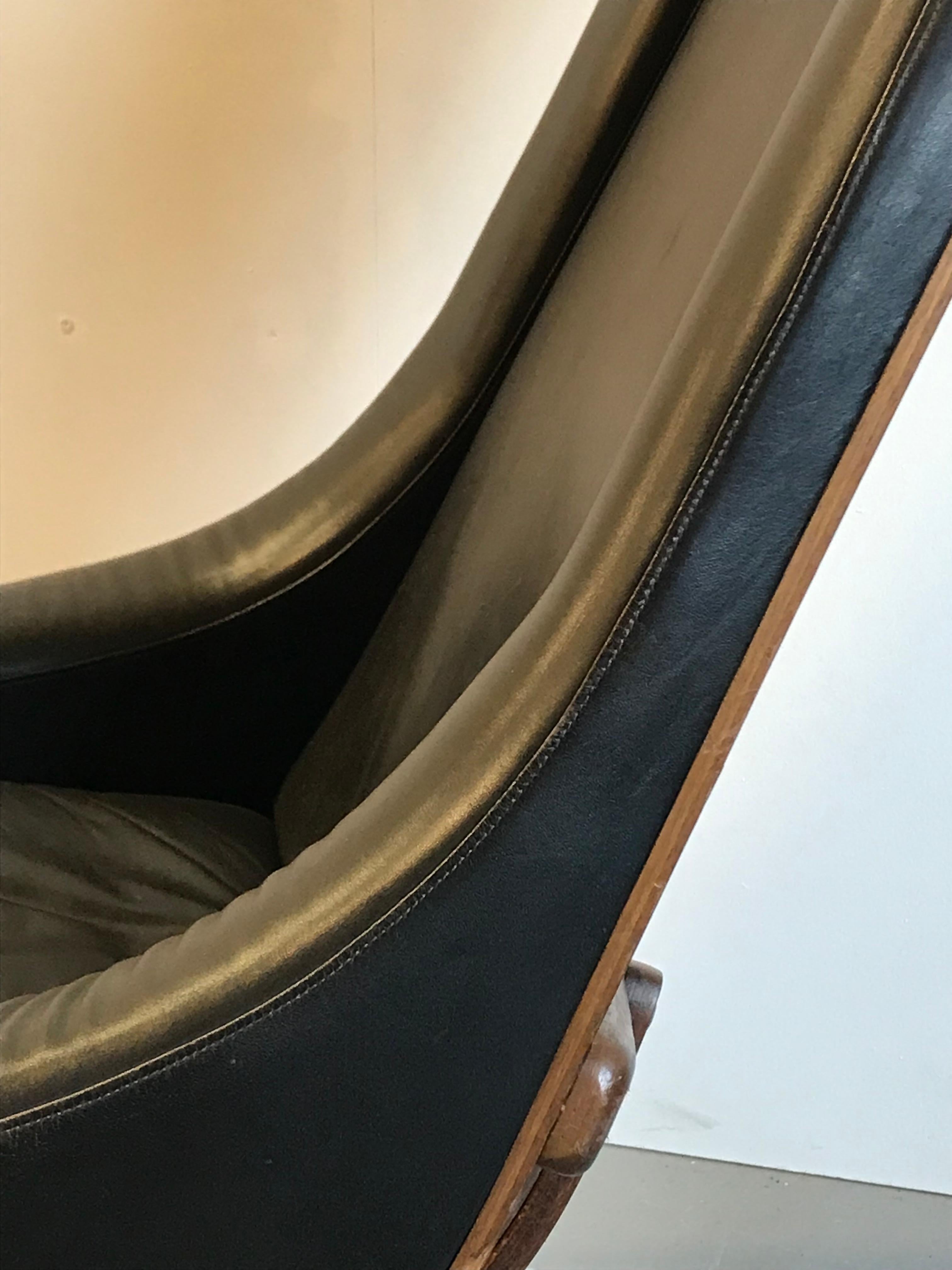 Hans Brattrud Scandia Lounge Chair Norwegisches Design im Zustand „Gut“ im Angebot in Oosterbeek, NL
