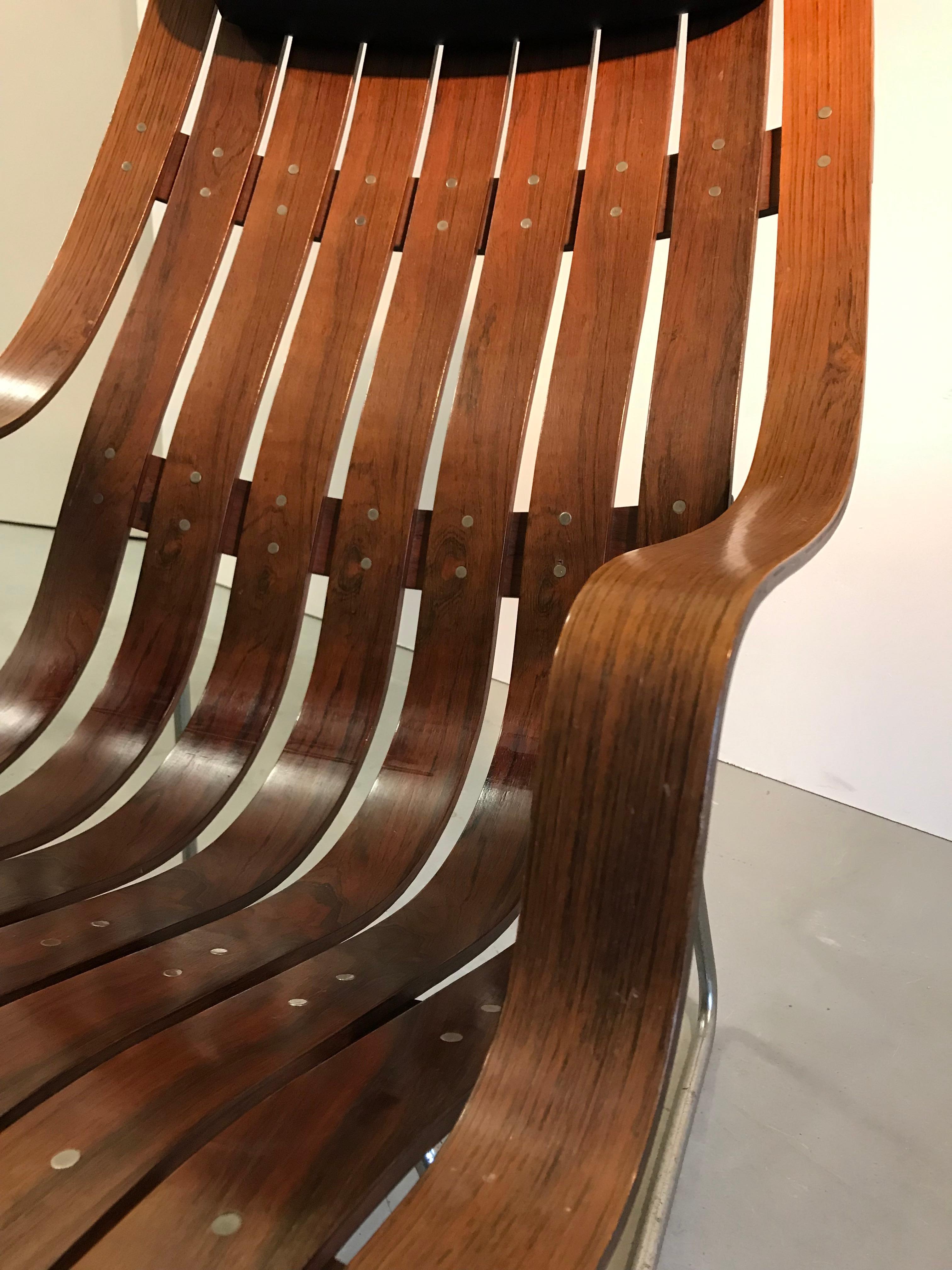 Hans Brattrud Scandia Lounge Chair Norwegian Design For Sale 1
