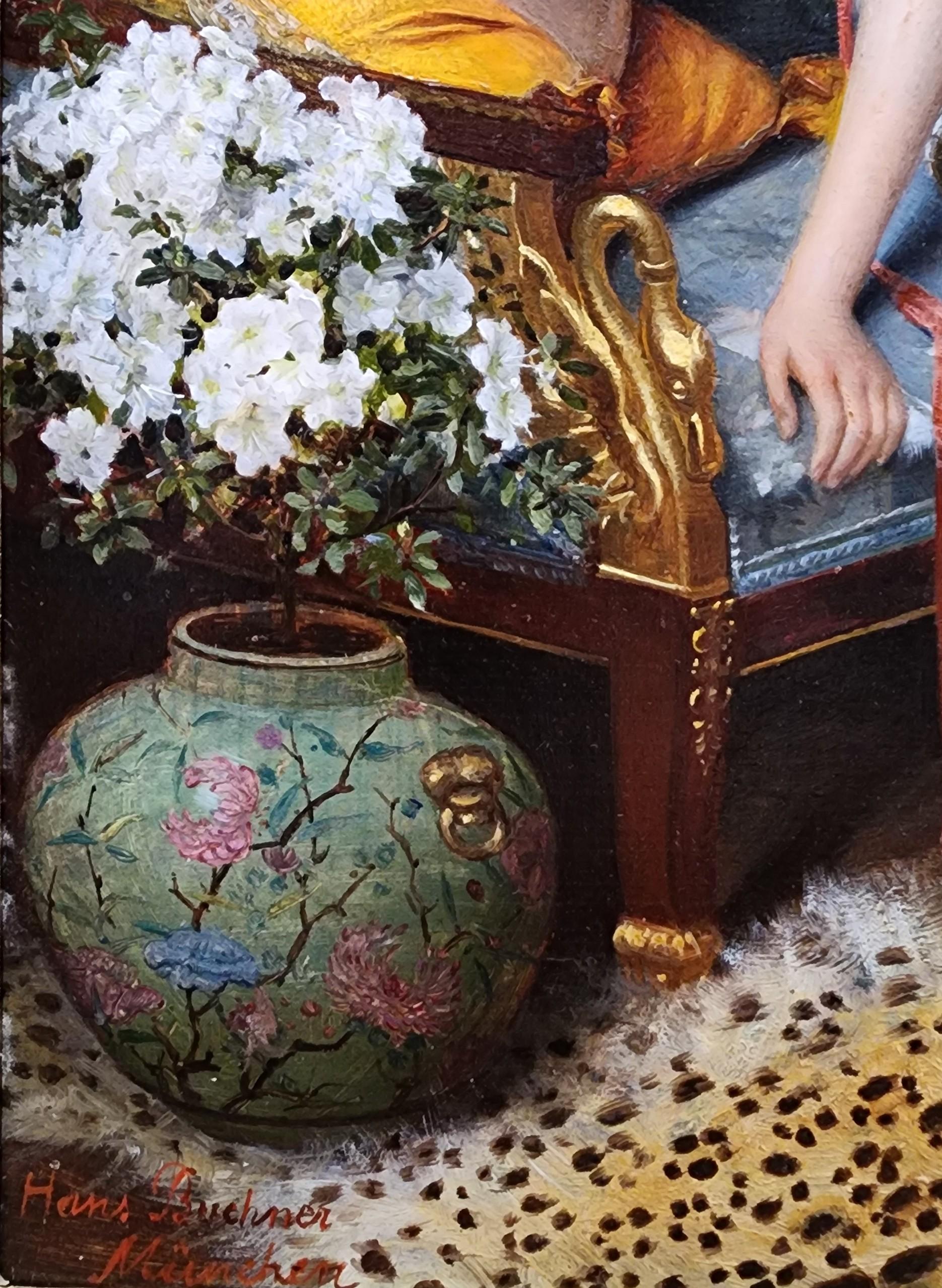 The Love Letter, Opulente Räume, Opulenz, Opulenz (Realismus), Painting, von Hans Buchner