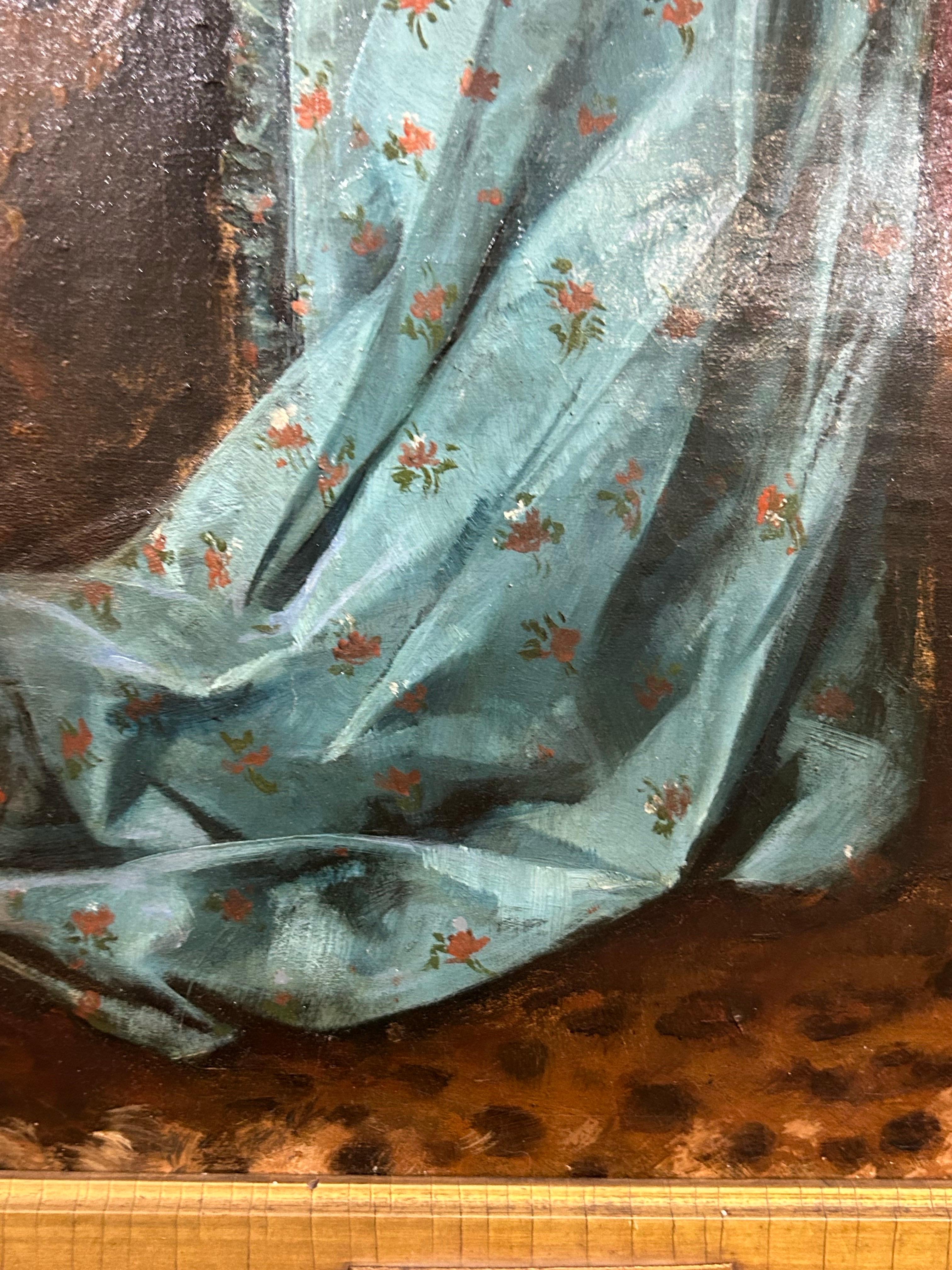 Hans Buchner . signiert 1896 Öl auf Leinwand .. 