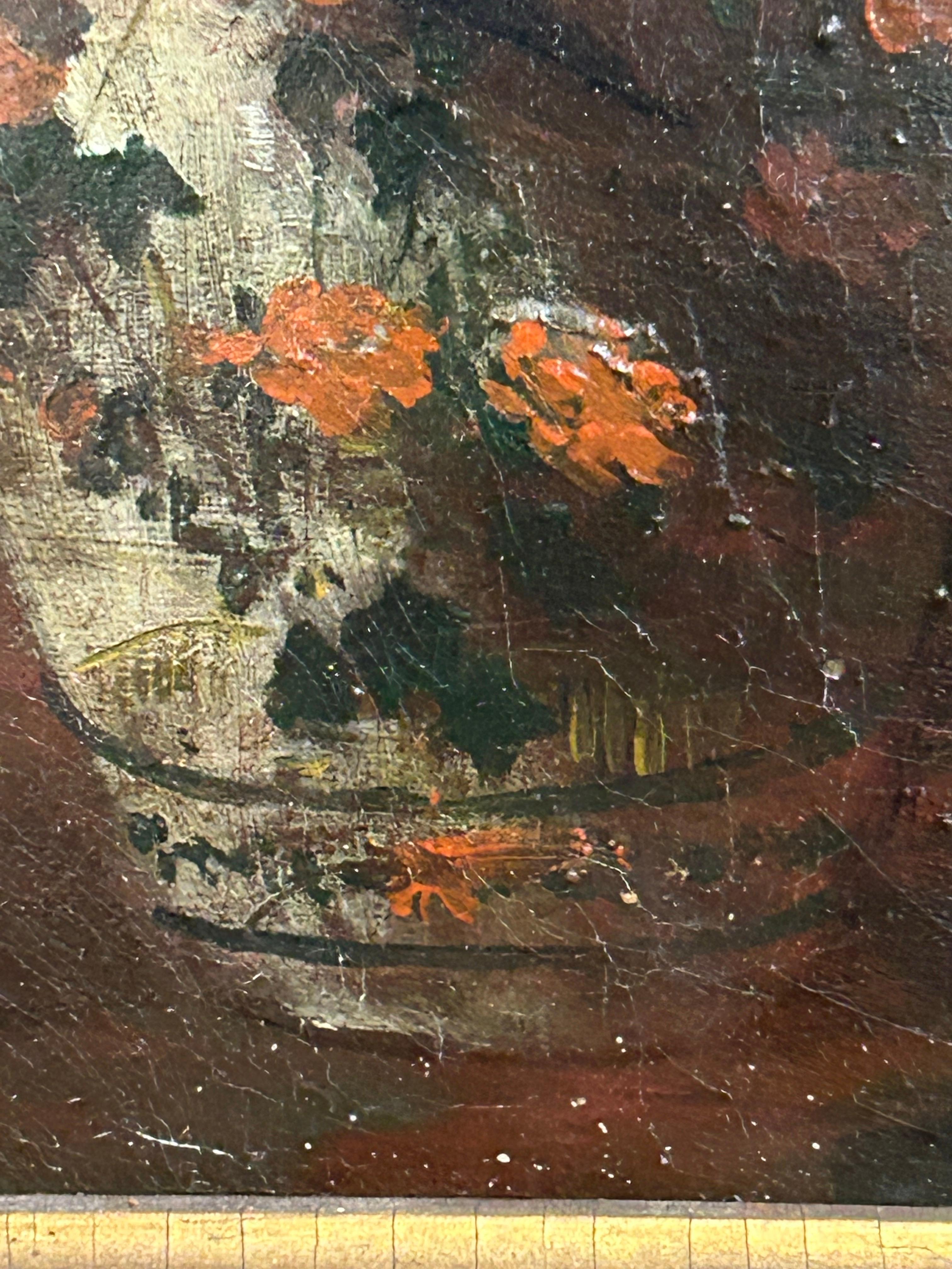 Hans Buchner . signiert 1896 Öl auf Leinwand .. 