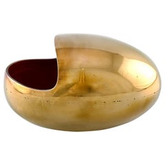 Hans Bunde for Cohr 'Denmark' Brass Egg, Danish Design, 1970s