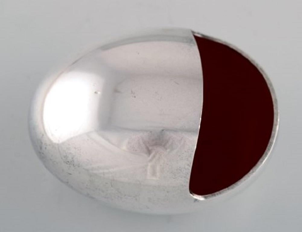Scandinavian Modern Hans Bunde for Cohr 'Denmark' Stainless Steel Egg, Danish Design, 1970s
