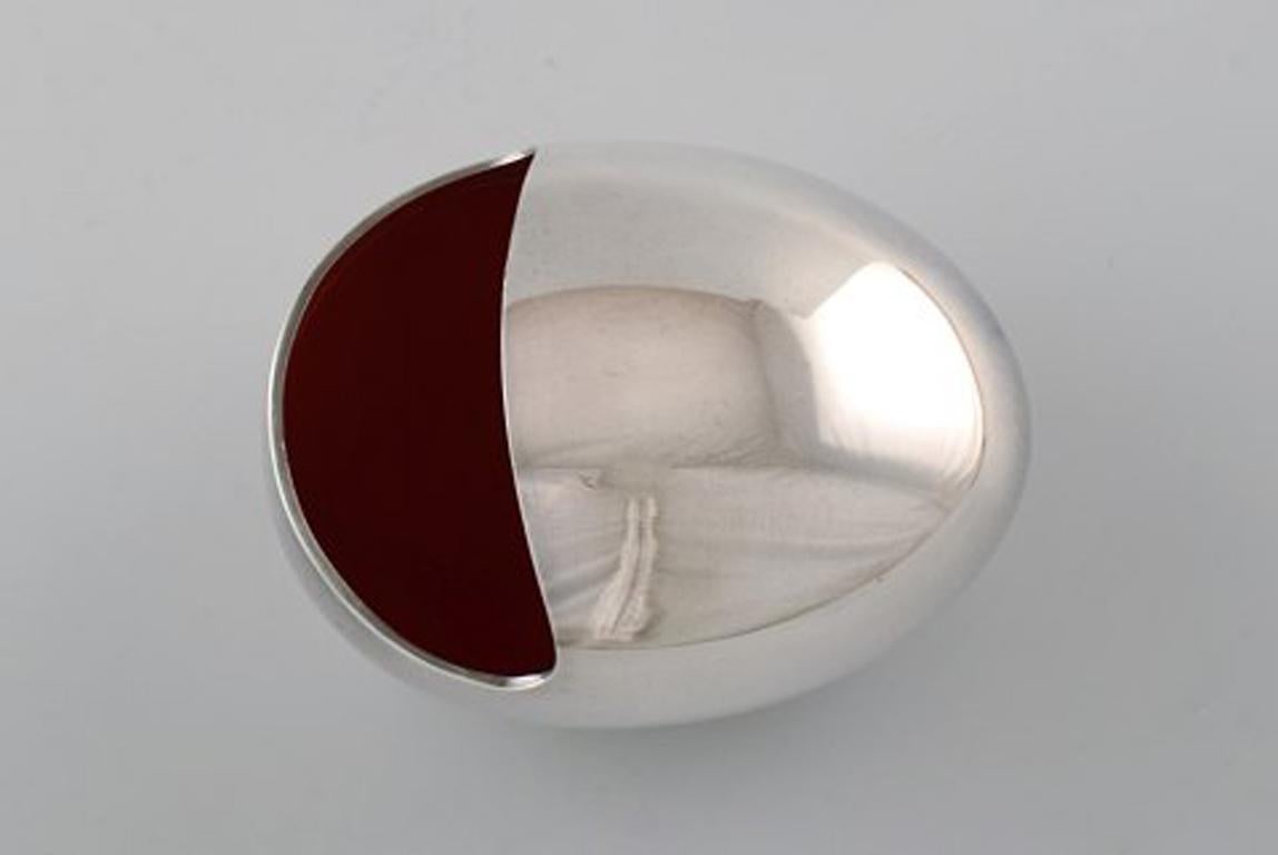 Scandinavian Modern Hans Bunde for Cohr (Denmark). Stainless Steel Egg, Danish Design, 1970s