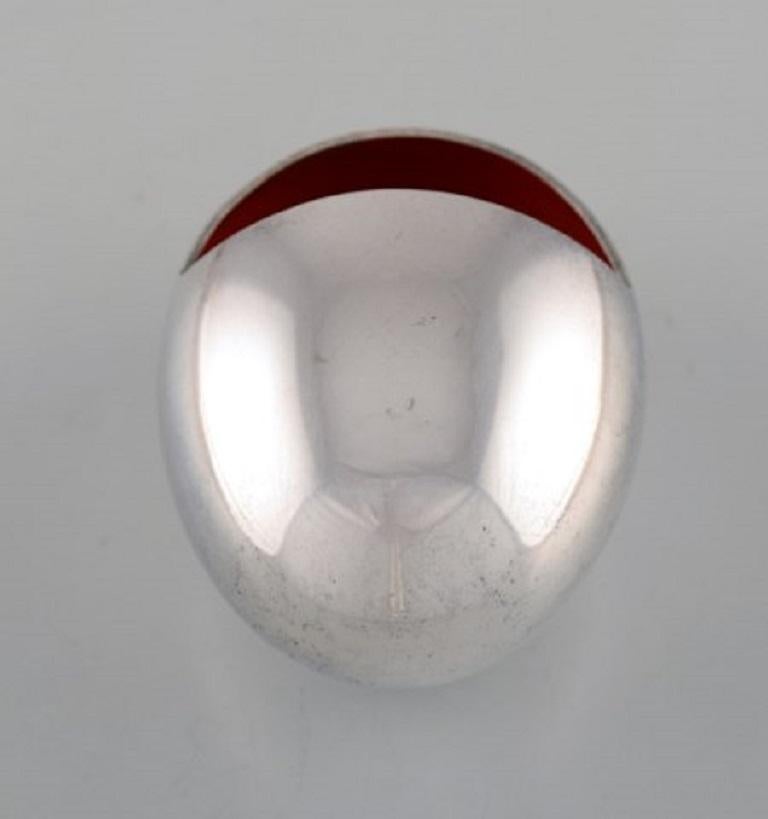 Hans Bunde for Cohr 'Denmark' Stainless Steel Egg, Danish Design, 1970s In Good Condition In Copenhagen, DK