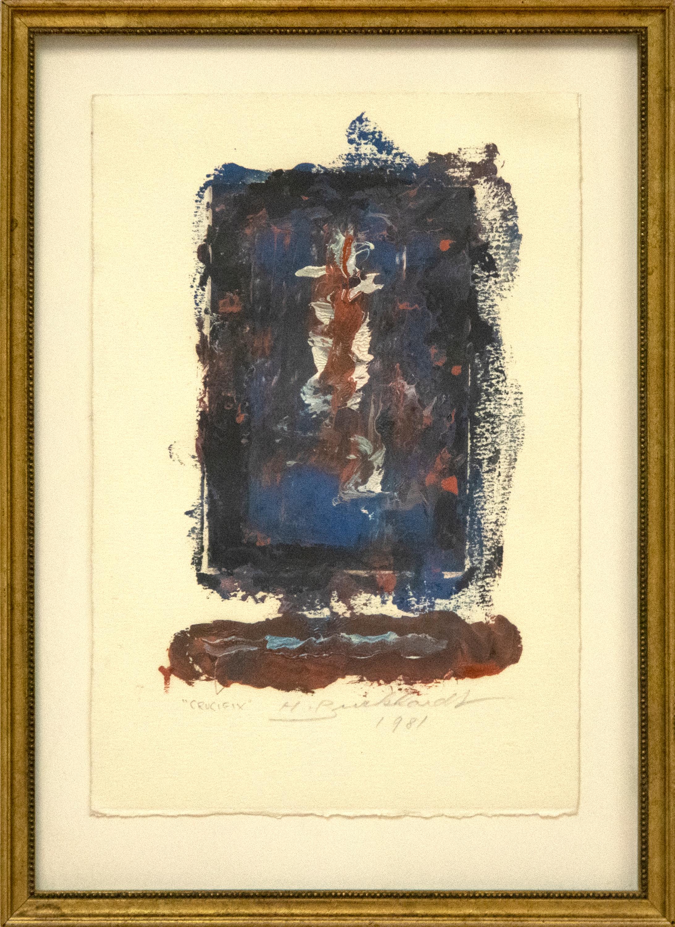 Crocifisso - Painting di Hans Burkhardt