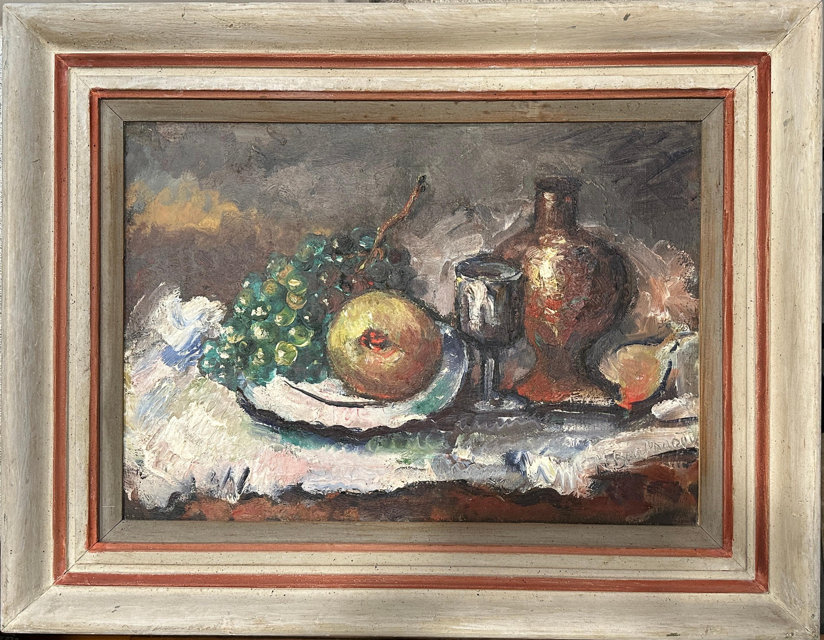 Hand-signed "H Burkardt" in wet paint lower right.
Verso Annotations "Burkhardt" on frame in pencil. 

This artwork was given by the artist to his daughter Elsa. She then gave it to her son (the artist's grandson), with the inscription "For David,