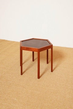Hans C. Andersen Hexagonal Side Table
