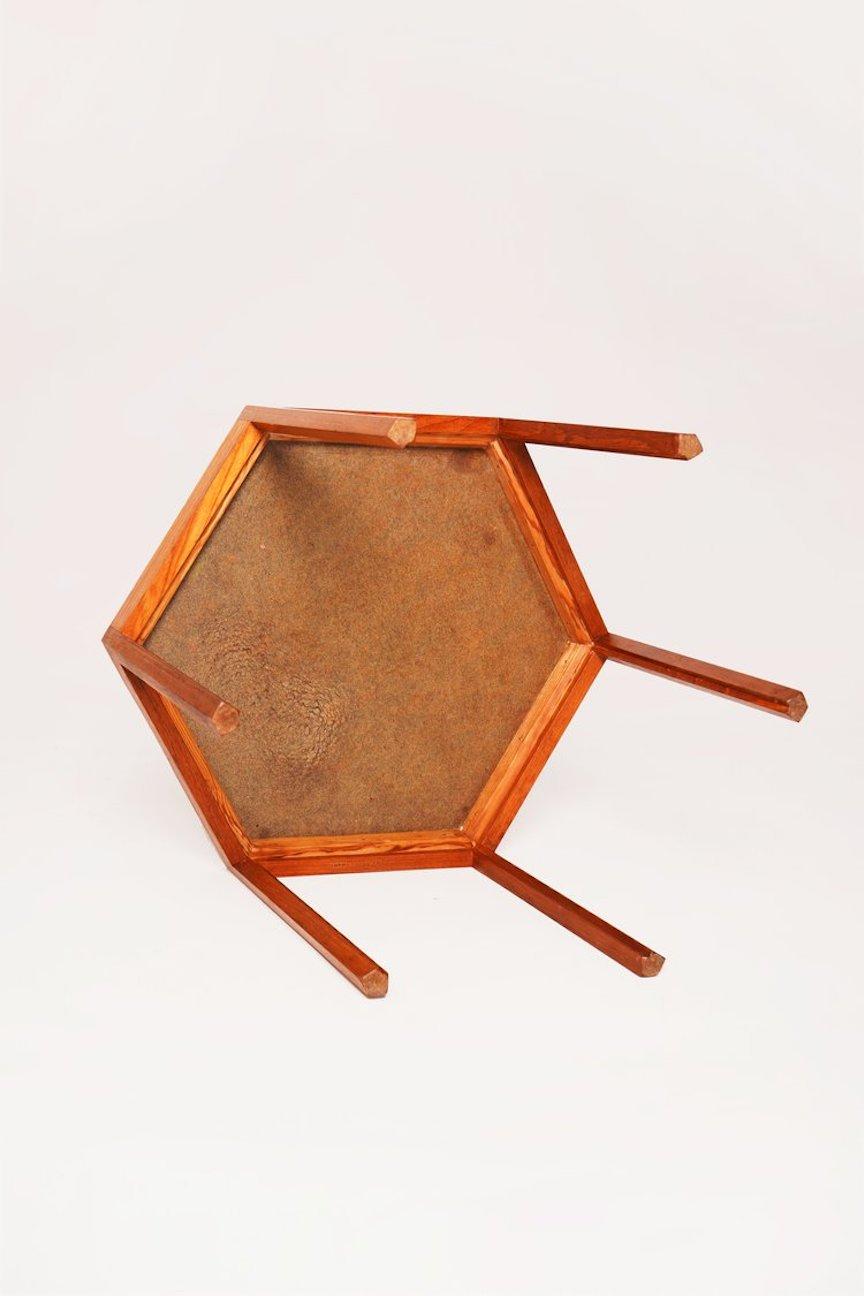 Hans C. Andersen Hexagonal Side Table 1