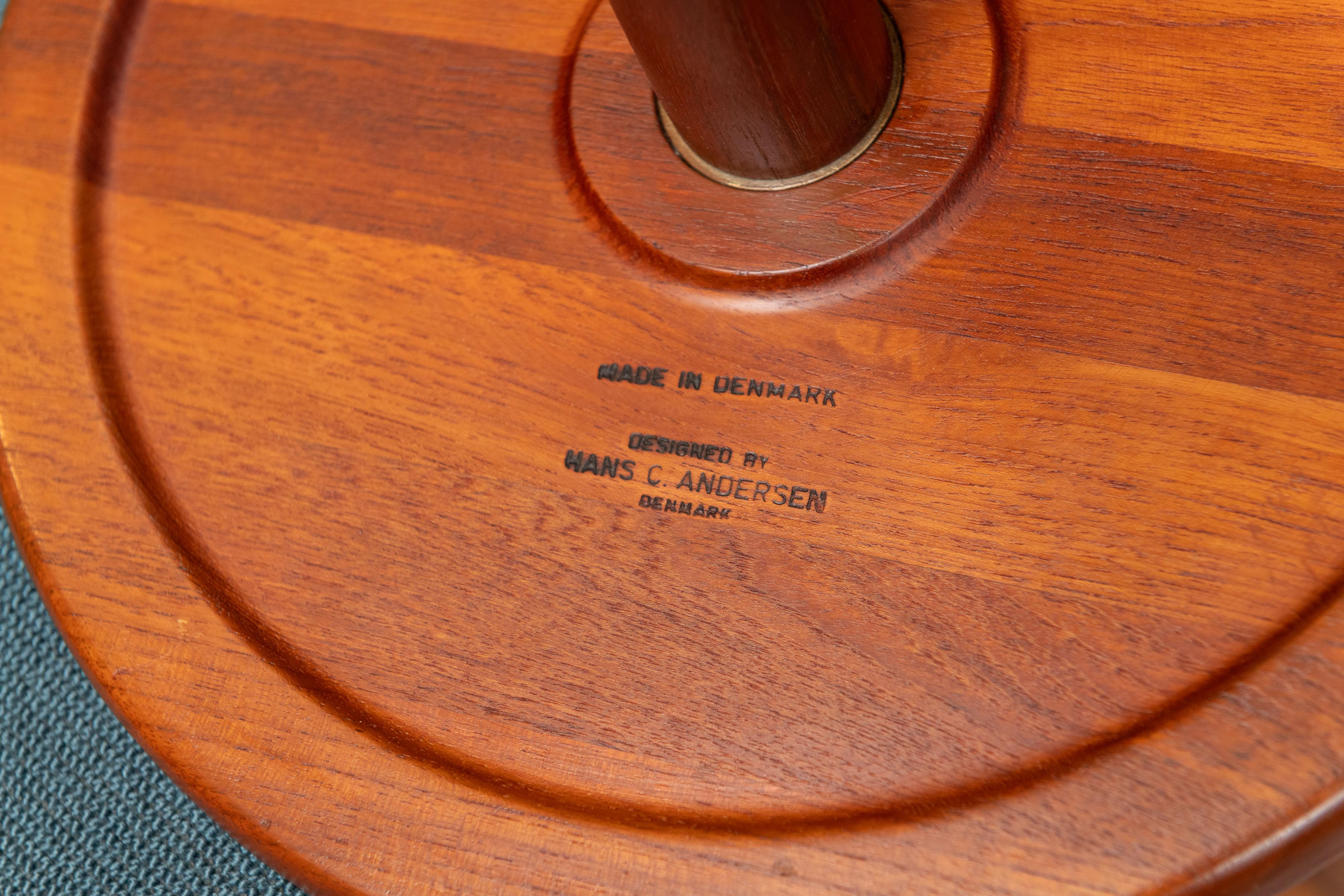 Mid-20th Century Hans C. Andersen Teak Side Table for Artek