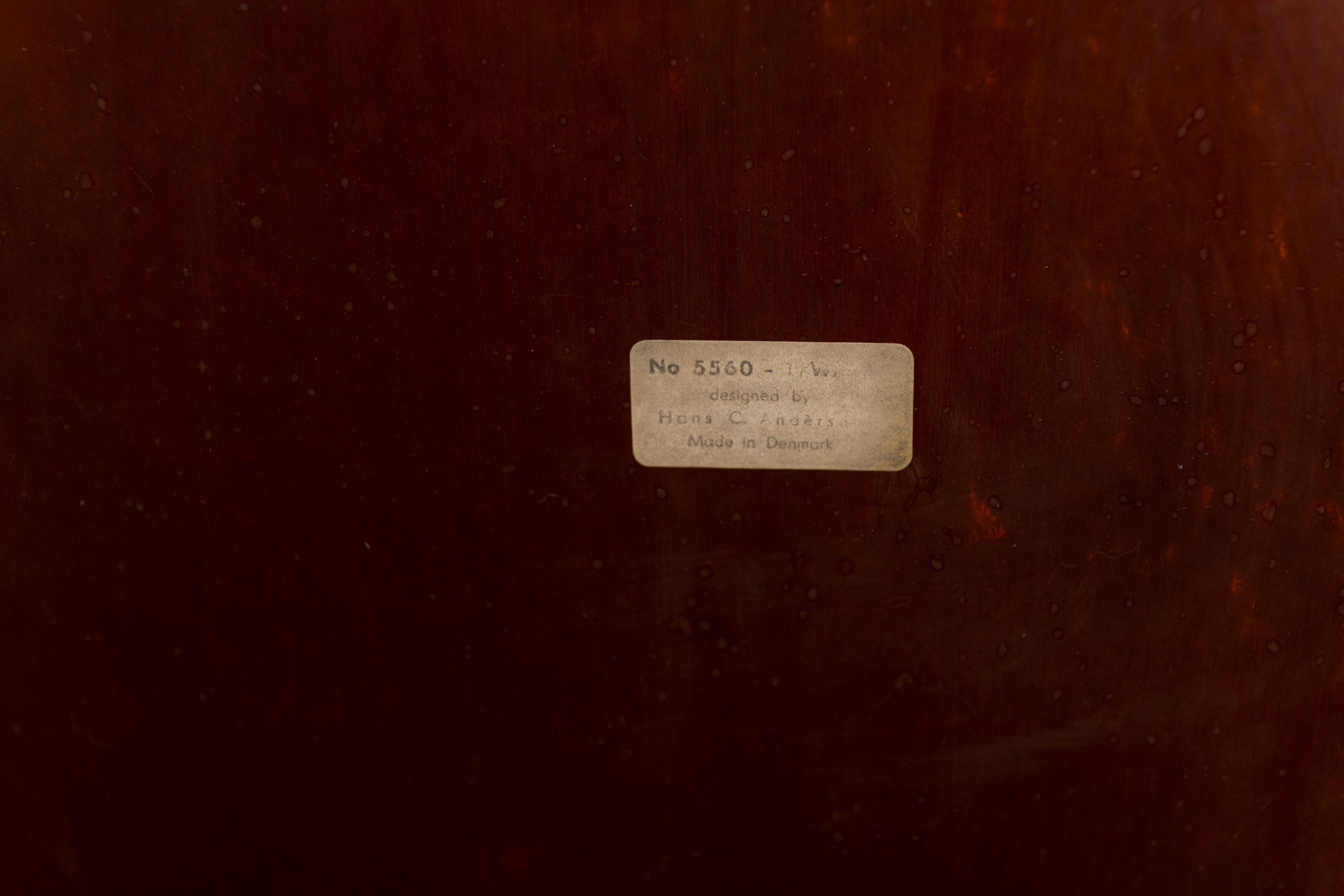 Mid-20th Century Hans C. Anderson End Table For Sale