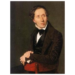 Hans Christian Andersen Authentic Strand of Hair & a Certificate of Authenticity