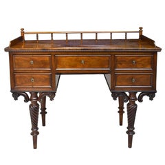 "Hans Christian Andersen" Mahogany Writing Desk or Vanity, Denmark, circa 1850