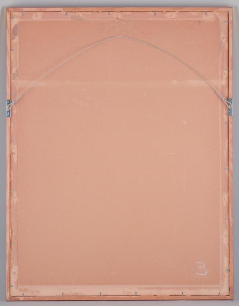 Hans Christian Rylander. Farbiger Bleistift auf Papier. Porträt eines Mannes. (Sonstiges) im Angebot