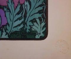 Woman in the Poppies - Lithographie originale, 1898