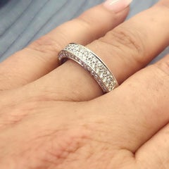 Hans D. Kreiger Diamond and 18 Karat Bicolor Gold Ring