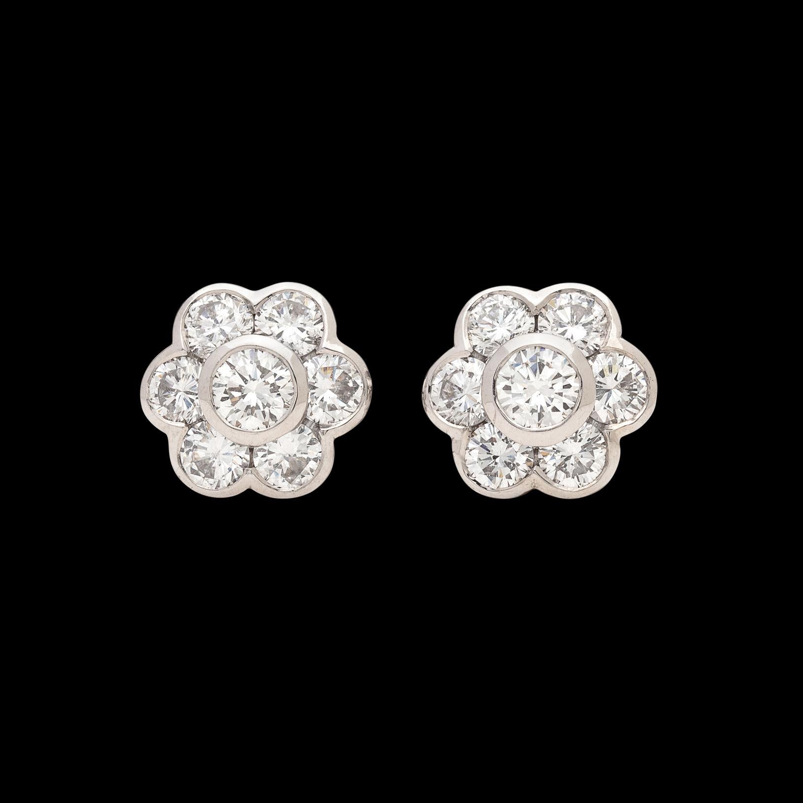 Women's Hans D. Kreiger Diamond Stud Earrings