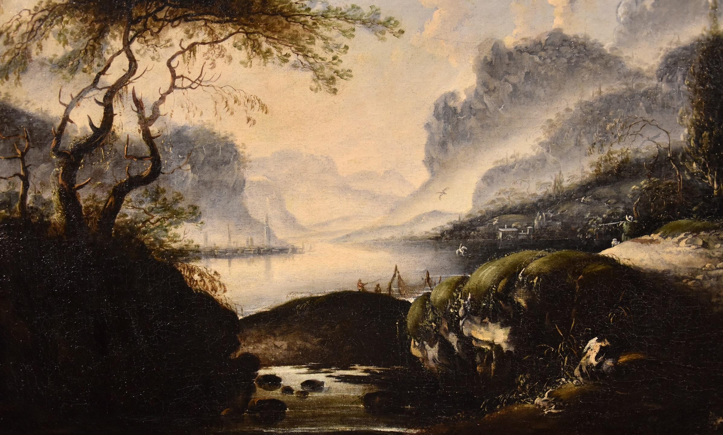 De Jode Winter Landschaftsgemälde Öl auf Leinwand Alter Meister 17. Jahrhundert Flämische Kunst im Angebot 2