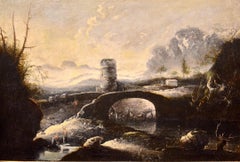 Winter Landscape De Jode Paint Oil on canvas Old master 17th Century Flemish Art