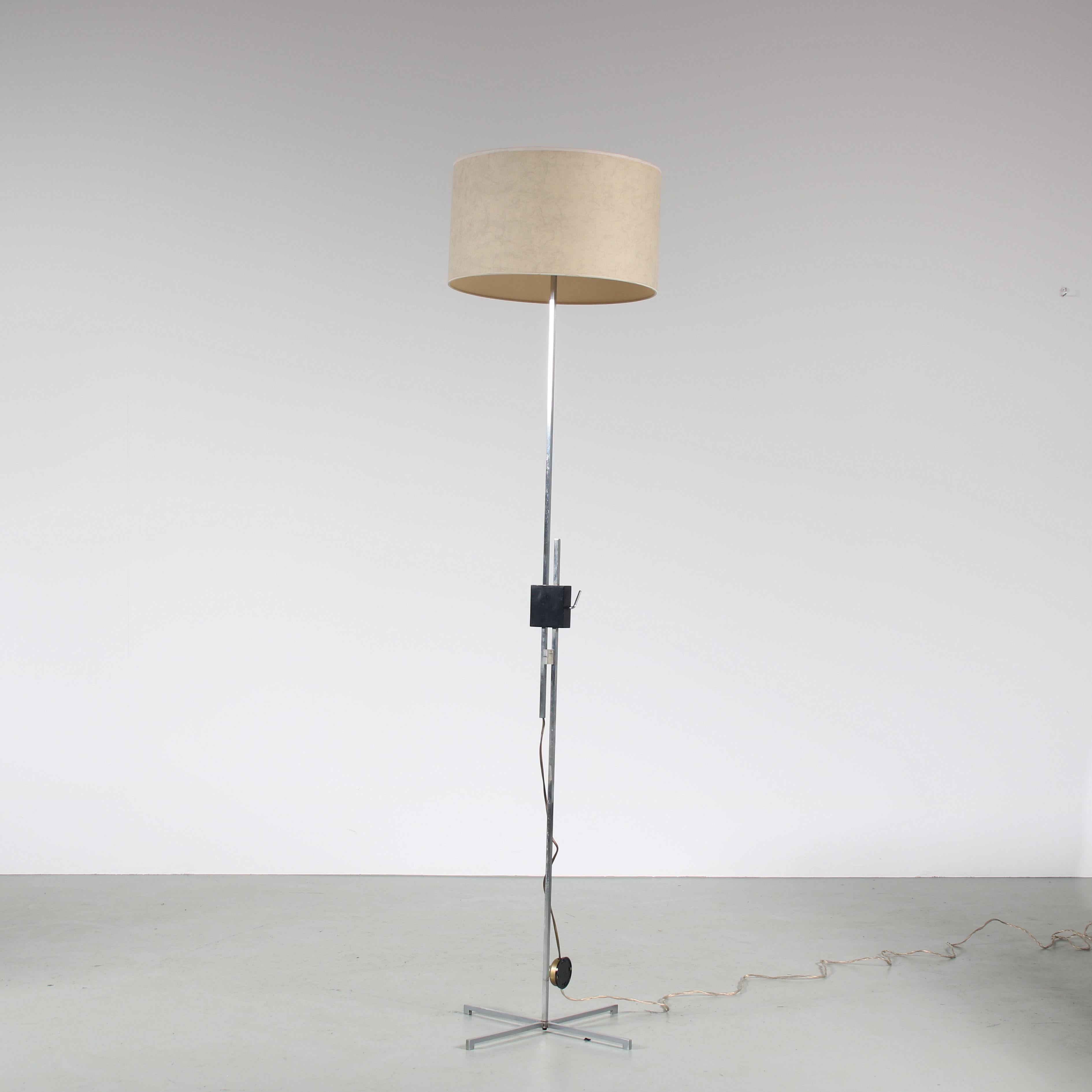 Hans Eichenberger Floor Lamp for Keller Metalbau, Germany, 1950 For Sale 7