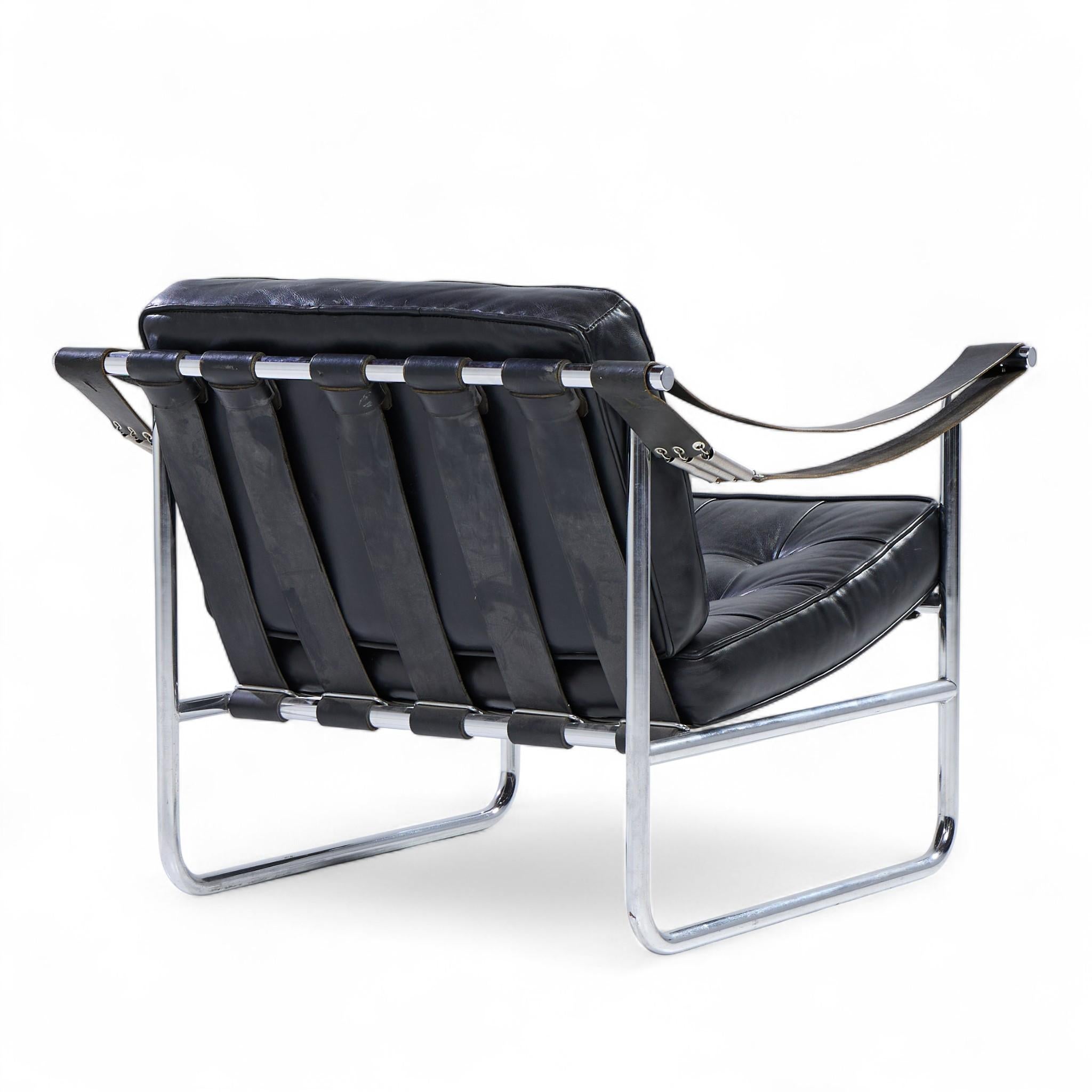 Hans Eichenberger for De Sede Model HE 113 Mid Century Lounge Chairs - Pair en vente 3