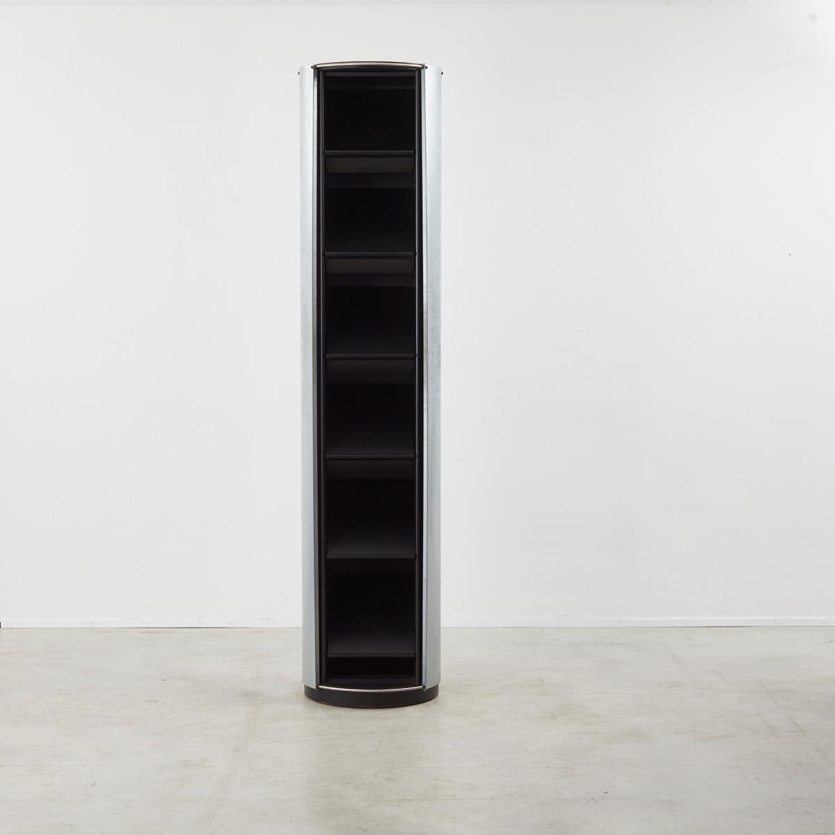 Swiss Hans Eichenberger Galvanised Steel Amor Pillar Box Cupboard for Wogg Switzerland For Sale