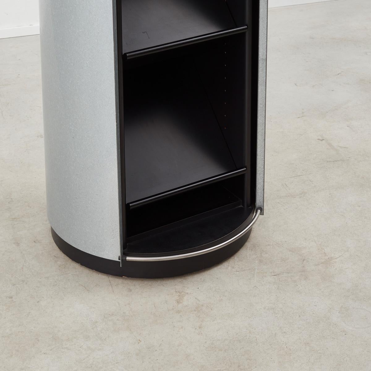 Hans Eichenberger Galvanised Steel Amor Pillar Box Cupboard for Wogg Switzerland For Sale 2