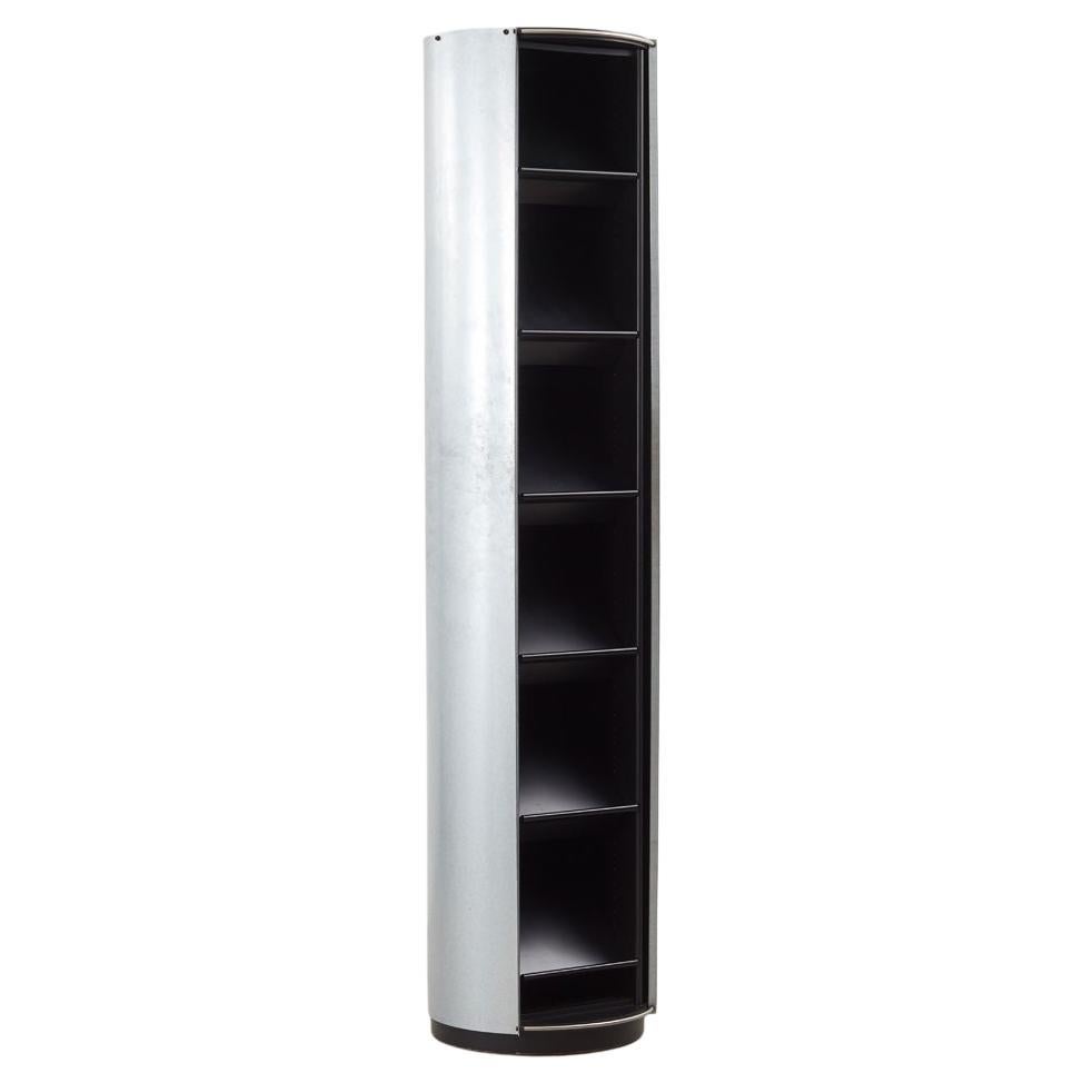 Hans Eichenberger Galvanised Steel Amor Pillar Box Cupboard for Wogg Switzerland For Sale
