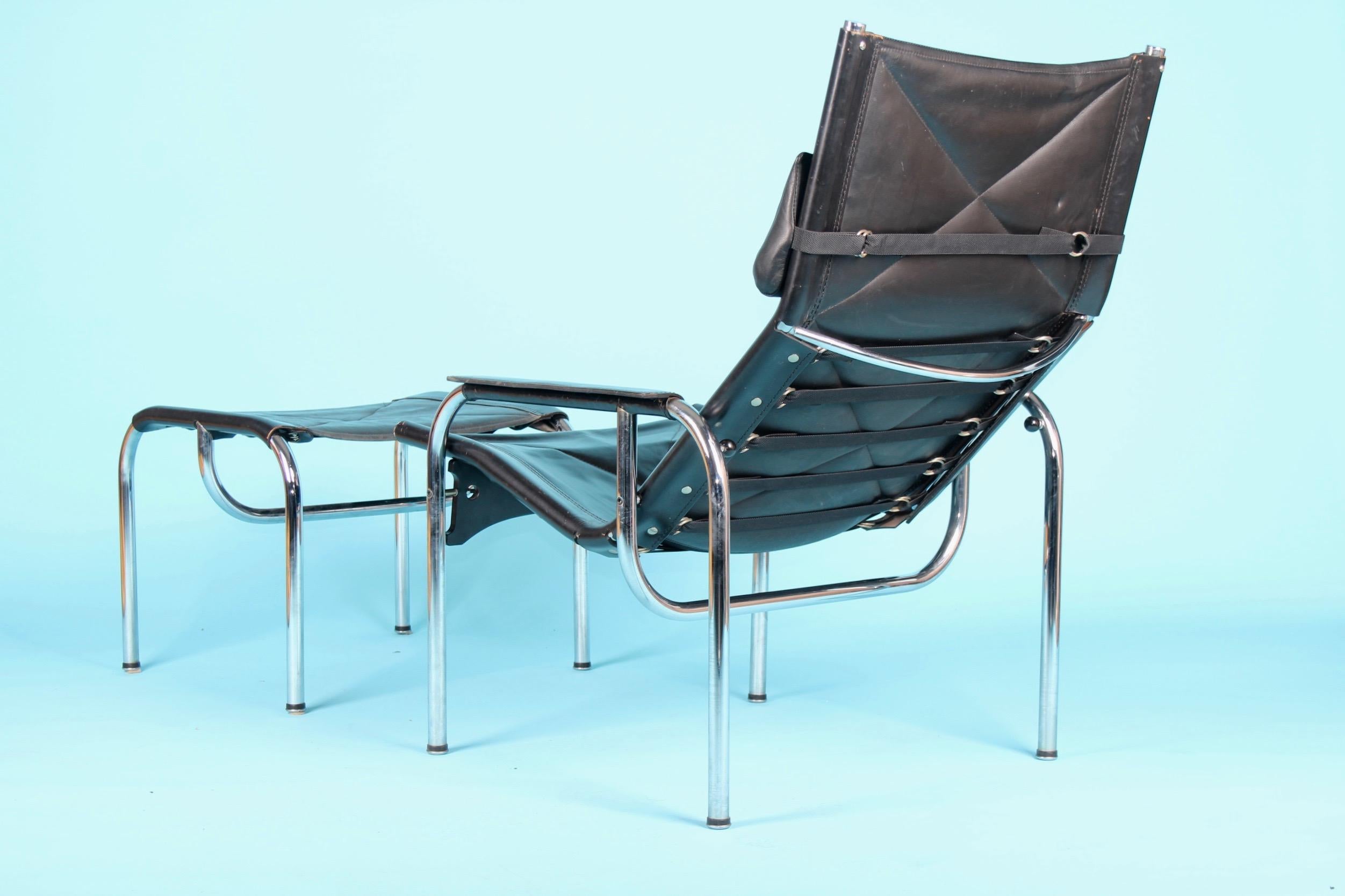Hans Eichenberger Lounge Chair and Ottoman, Switzerland, 1960s 1