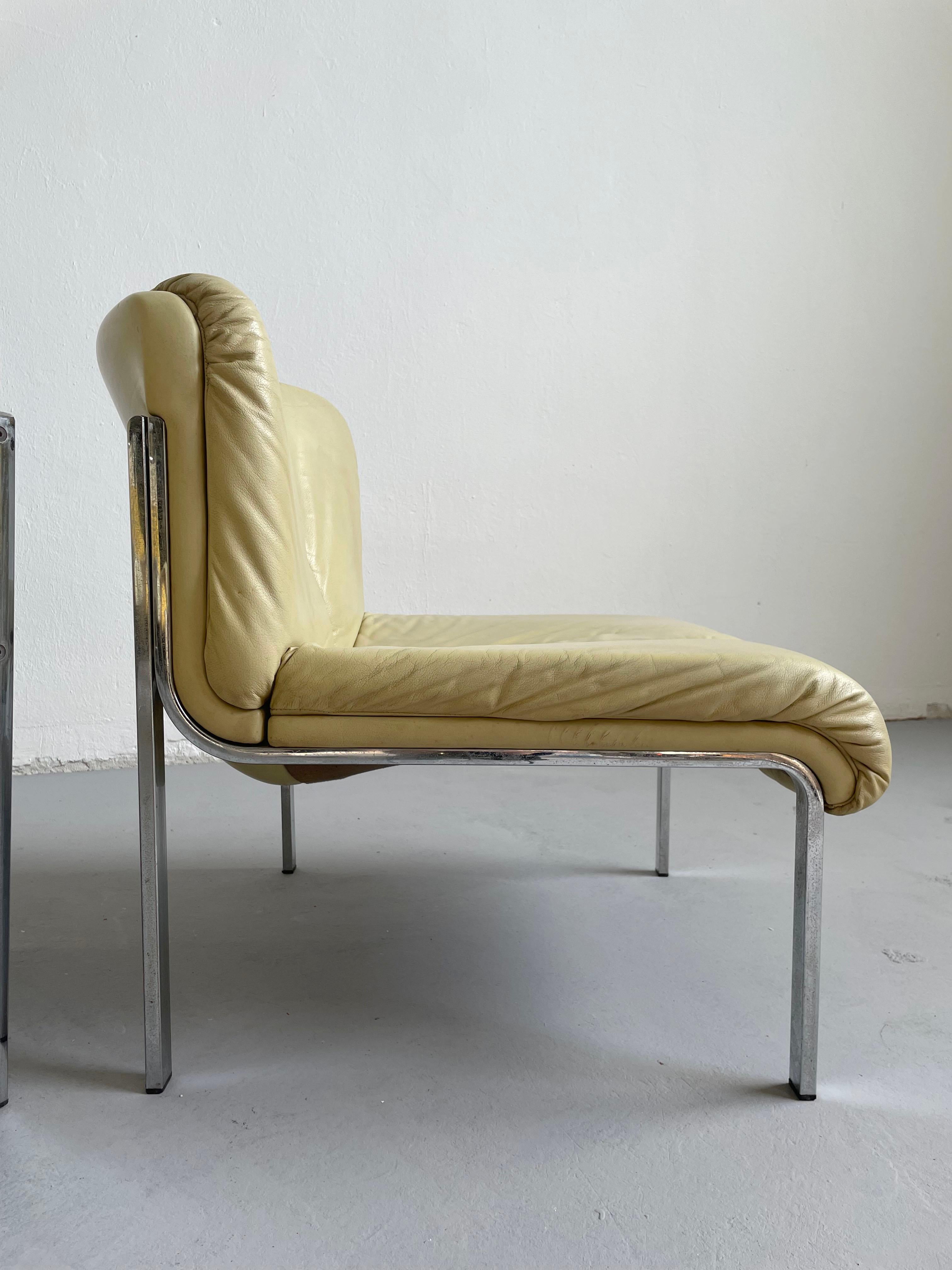 Hans Eichenberger Lounge Chair Model 1200 for Girsberger Eurochair, Set of 2 9