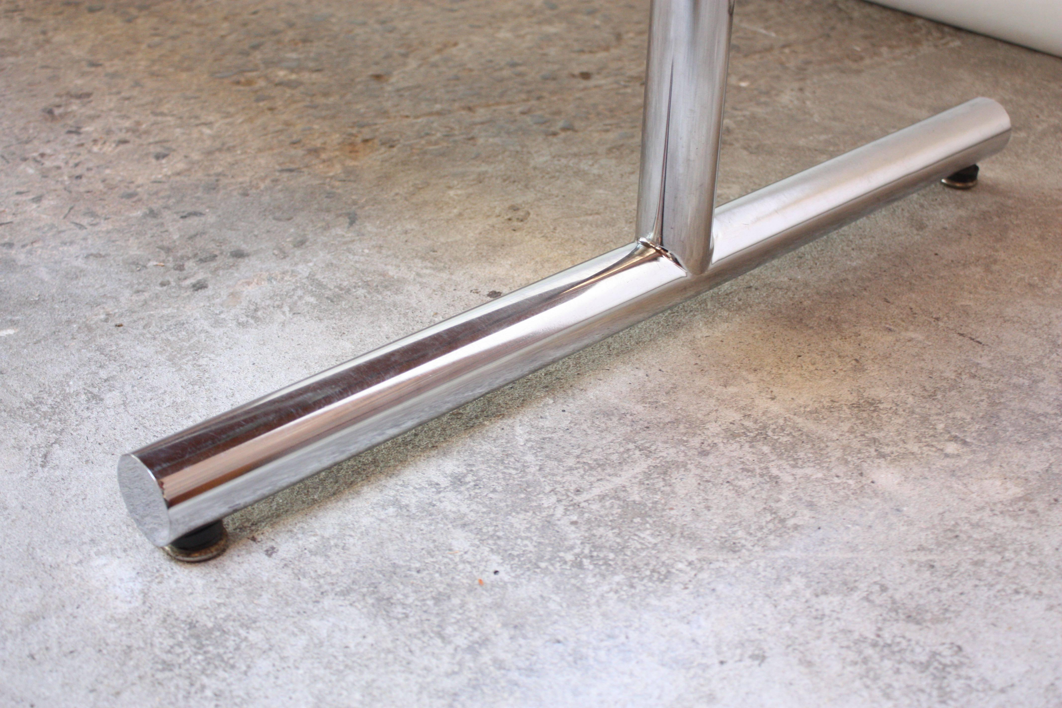 Hans Eichenberger 'Omega' Table in Rosewood and Chrome 1