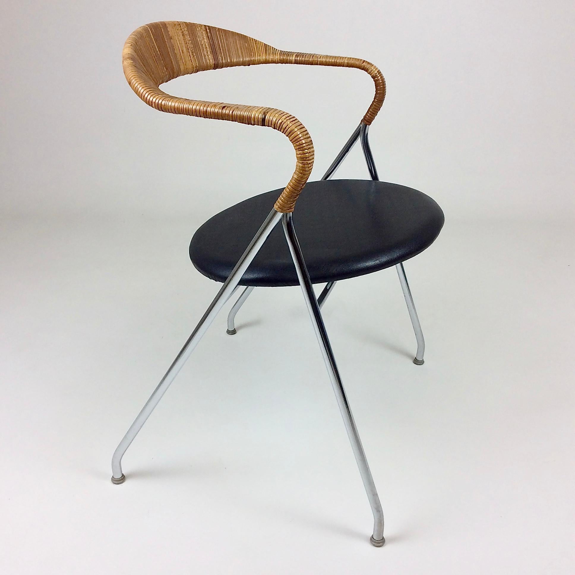 Hans Eichenberger Saffa HE-103 Chair for Dietiker, 1955, Switzerland 4