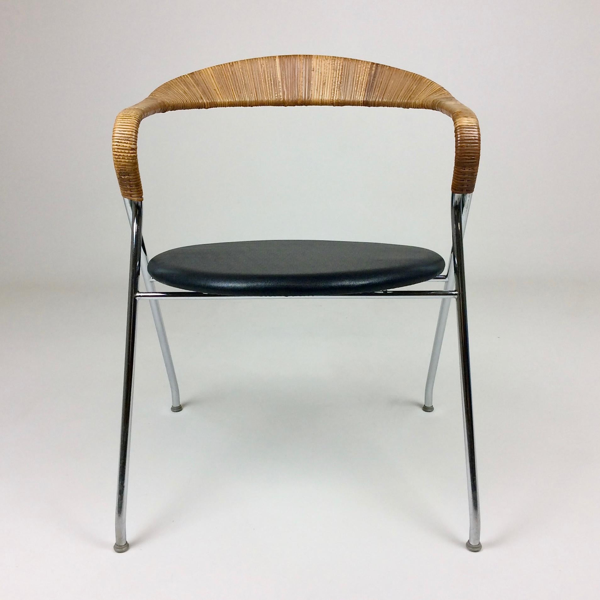 Mid-Century Modern Hans Eichenberger Saffa HE-103 Chair for Dietiker, 1955, Switzerland