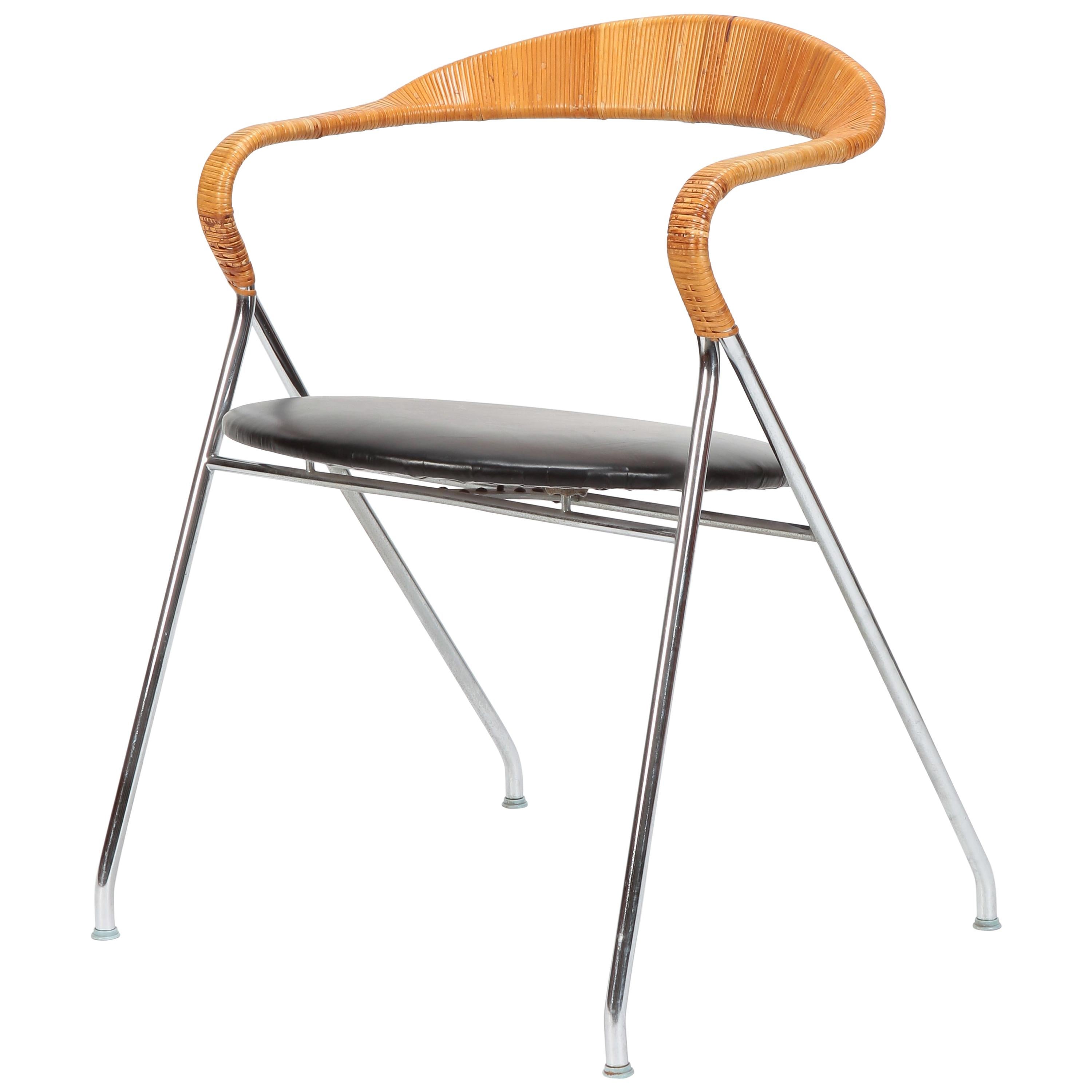 Hans Eichenberger “Saffa” HE103 Chair Dietiker, 1950s For Sale