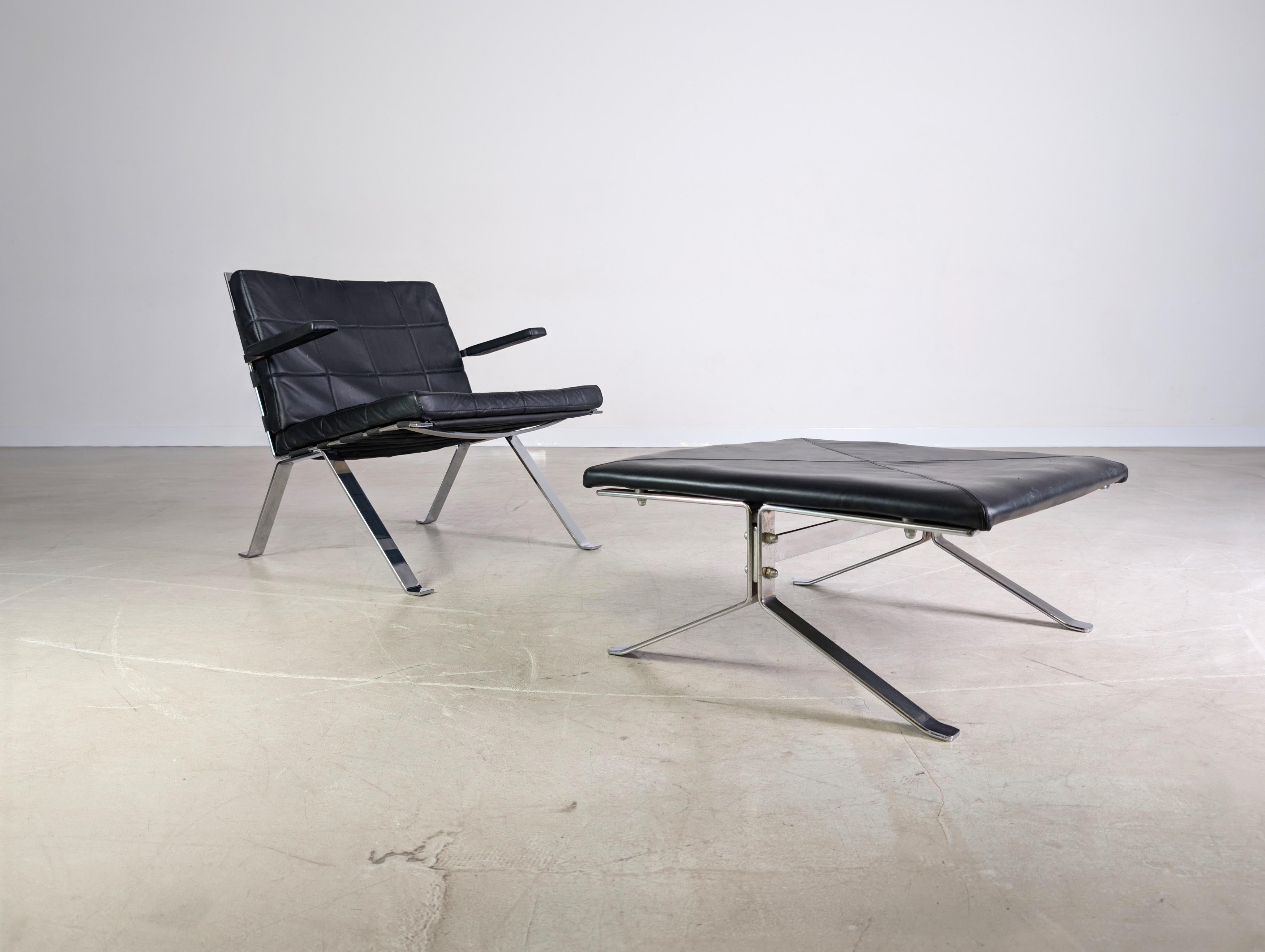 Hans Eichenberger Sessel Eurochair 1600 WK Möbel + Ottoman im Zustand „Gut“ im Angebot in Berlin, DE