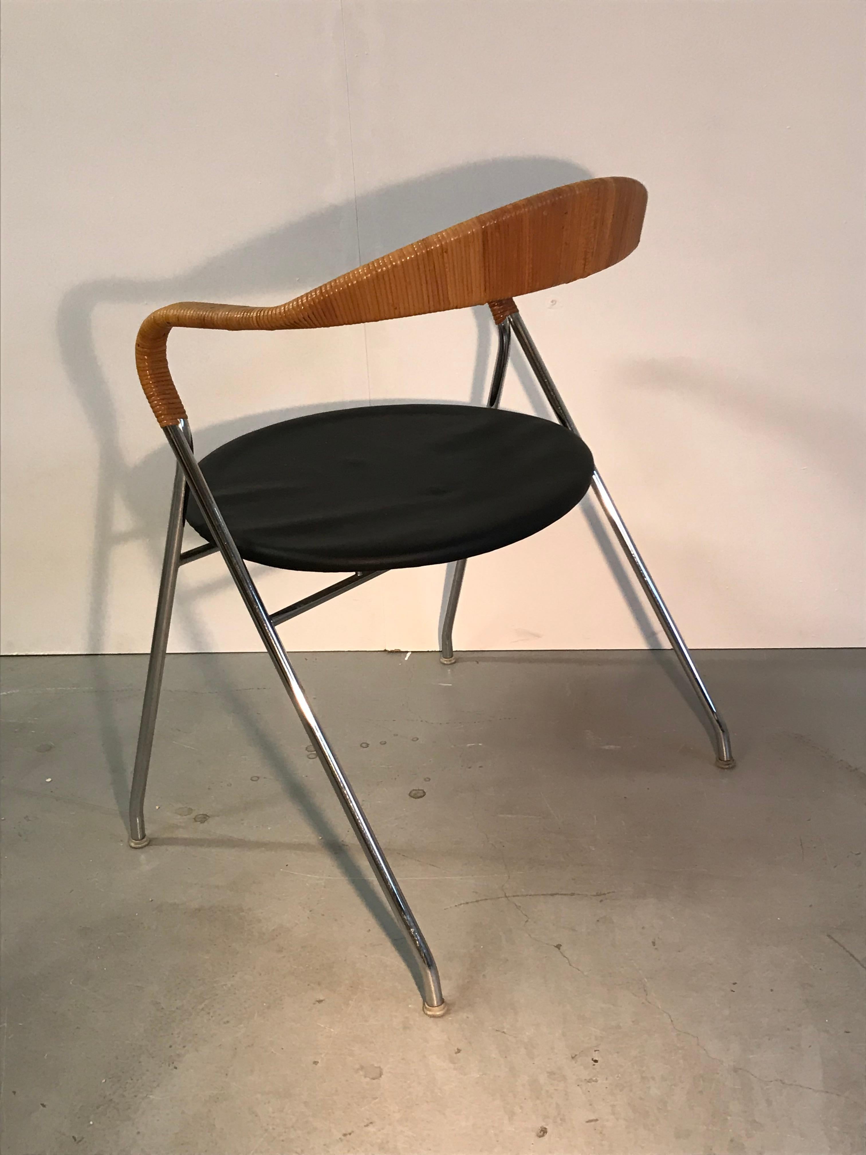 Mid-Century Modern Hans Eichenberger Swiss Design Dining Chairs For Sale