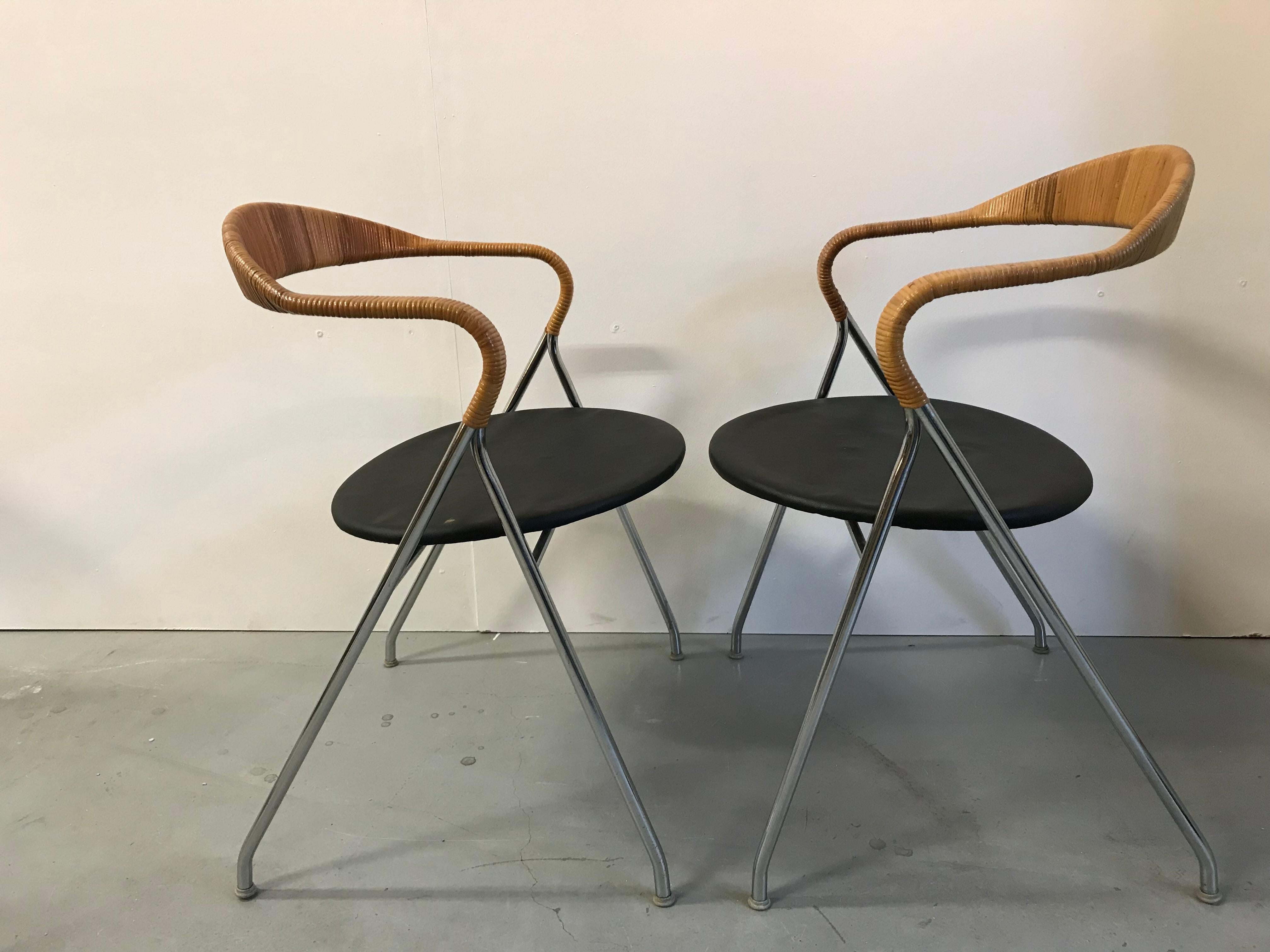 Hans Eichenberger Swiss Design Dining Chairs For Sale 1