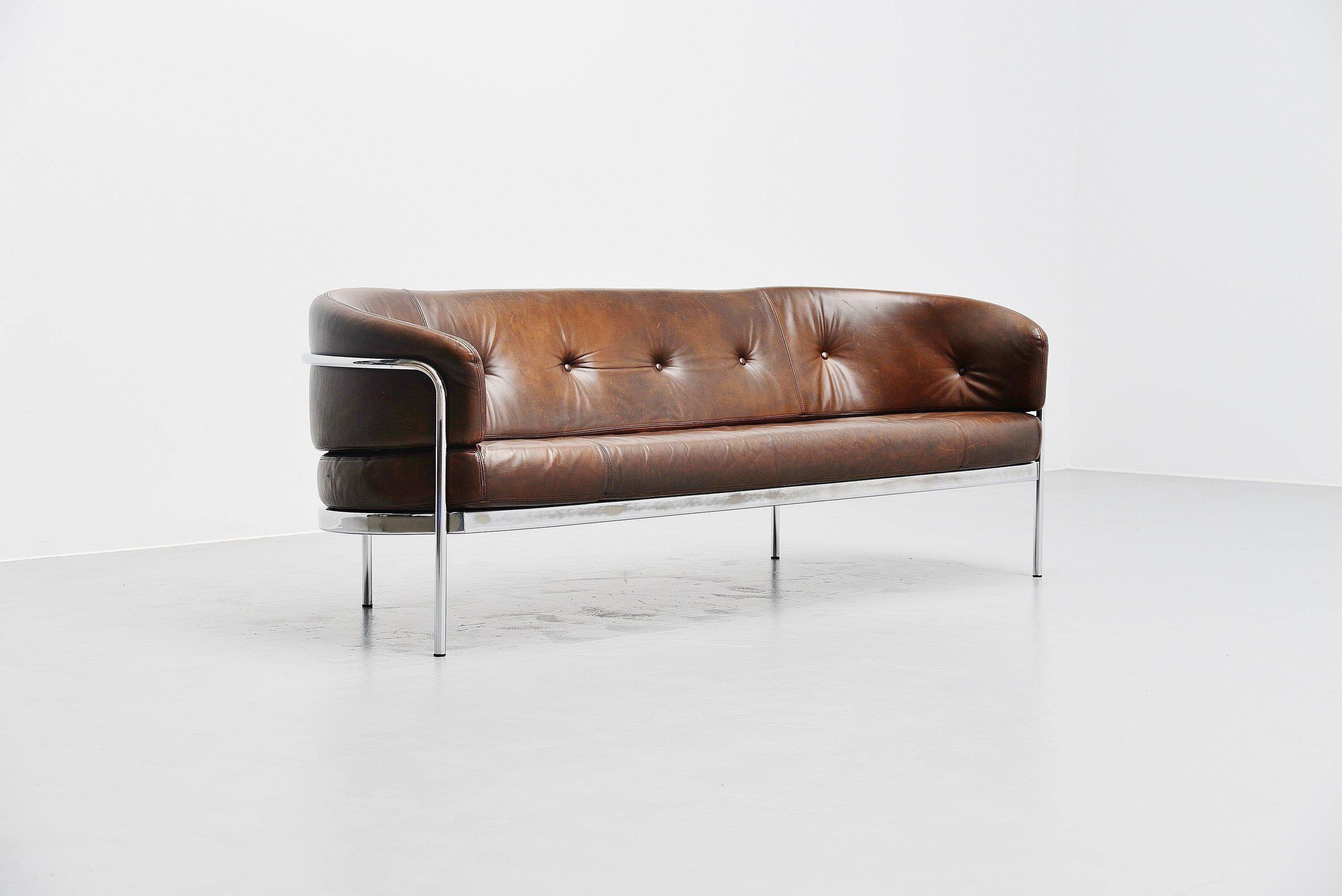 Mid-Century Modern Hans Ell BZ19 Lounge Sofa 't Spectrum, Holland, 1970