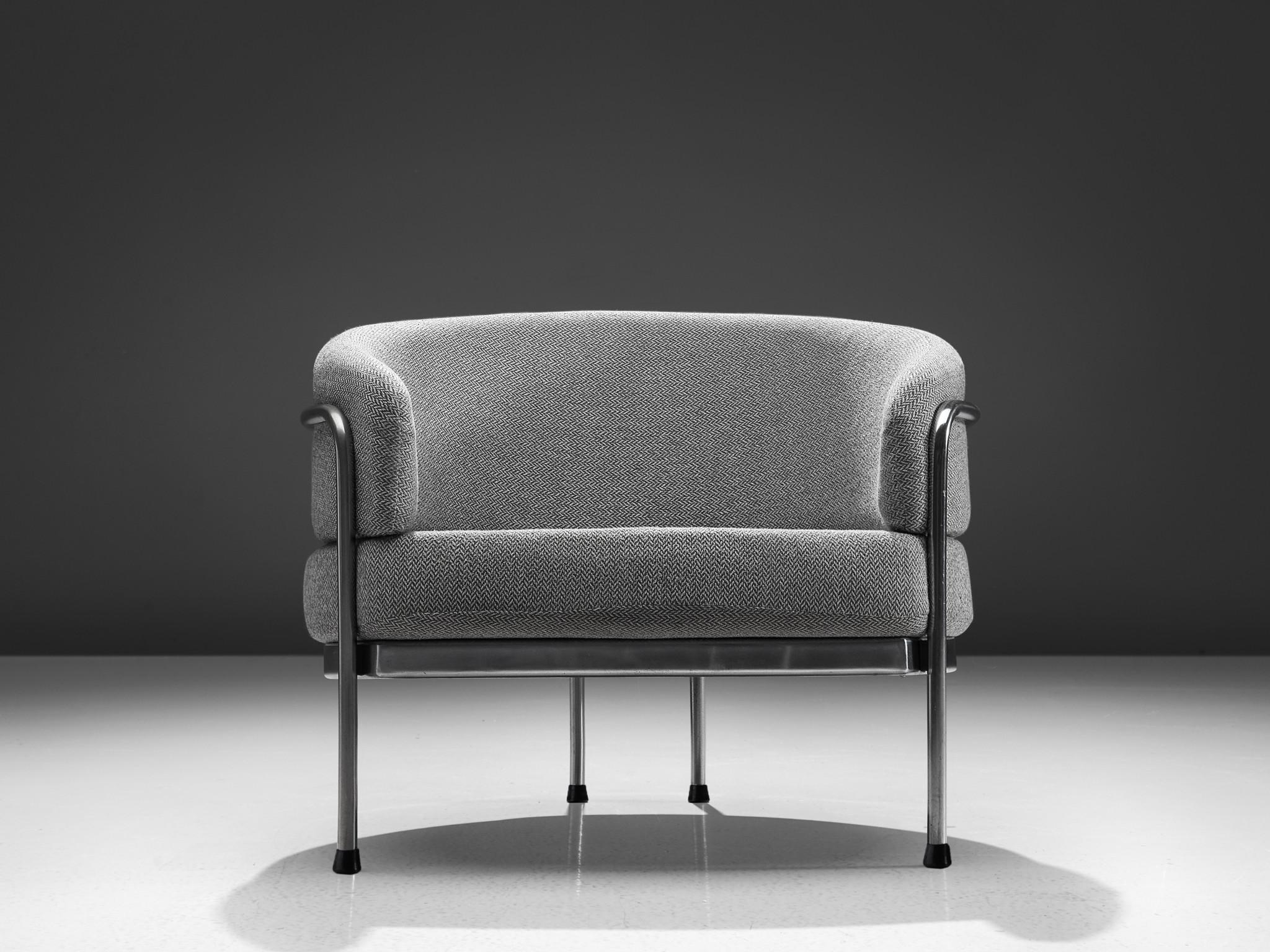 Mid-Century Modern Hans Ell Grey Lounge Chair for 't Spectrum