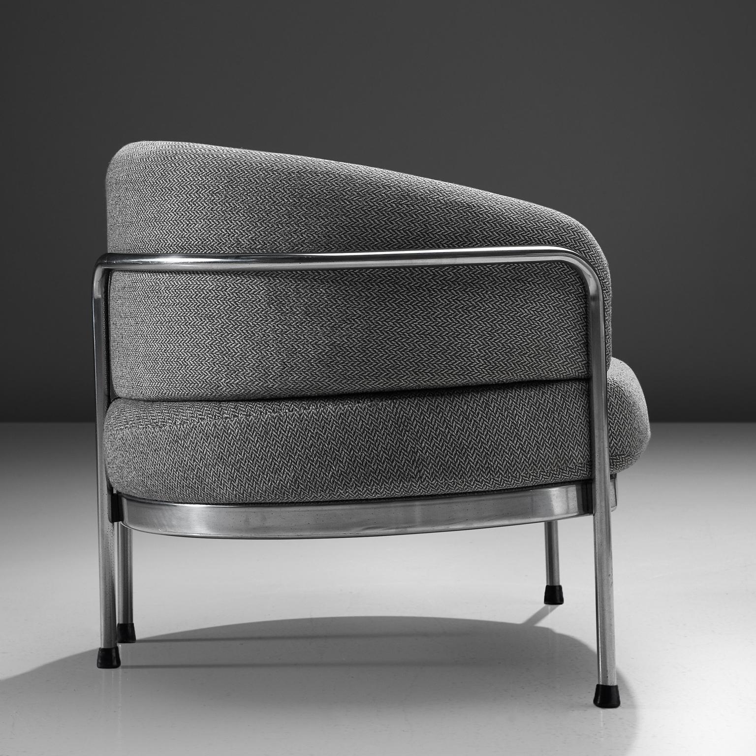 Dutch Hans Ell Grey Lounge Chair for 't Spectrum