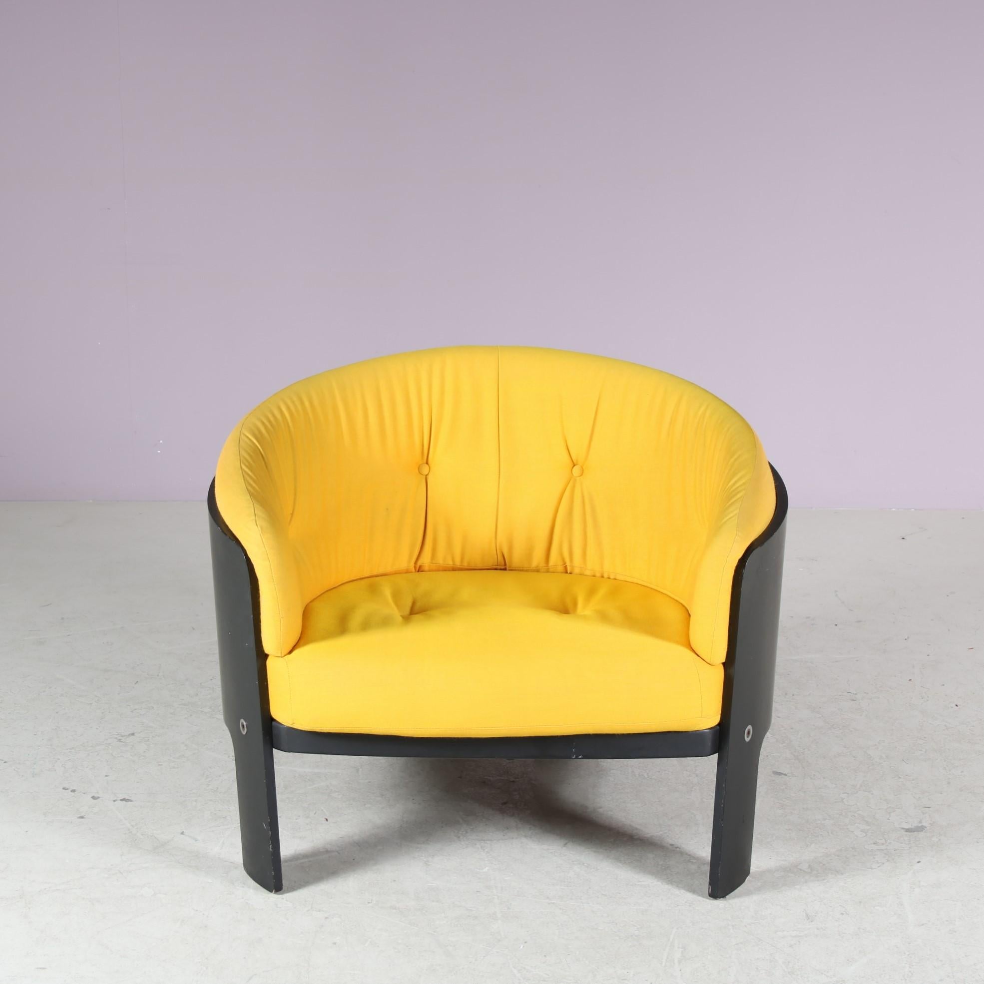 Mid-Century Modern Hans Ell “SZ48” Lounge Chair for Spectrum, Netherlands 1970 For Sale