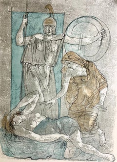 Hans Erni Odyssée:: Fabeln Farblithographie-Mappen 1955-1957 Lausanne:: Frankreich