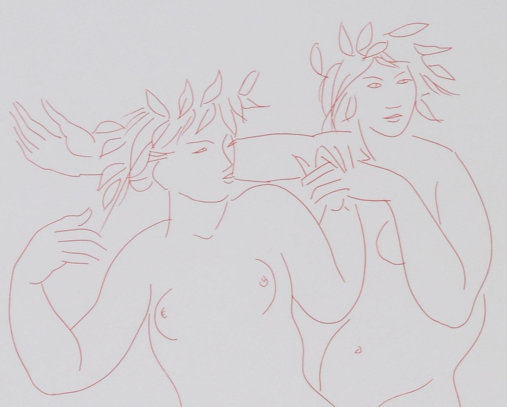 unbetitelt (Moderne), Print, von Hans Erni