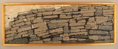 Hans Fagerström, Sweden, Oil on Board, Modernist Composition, 1960s