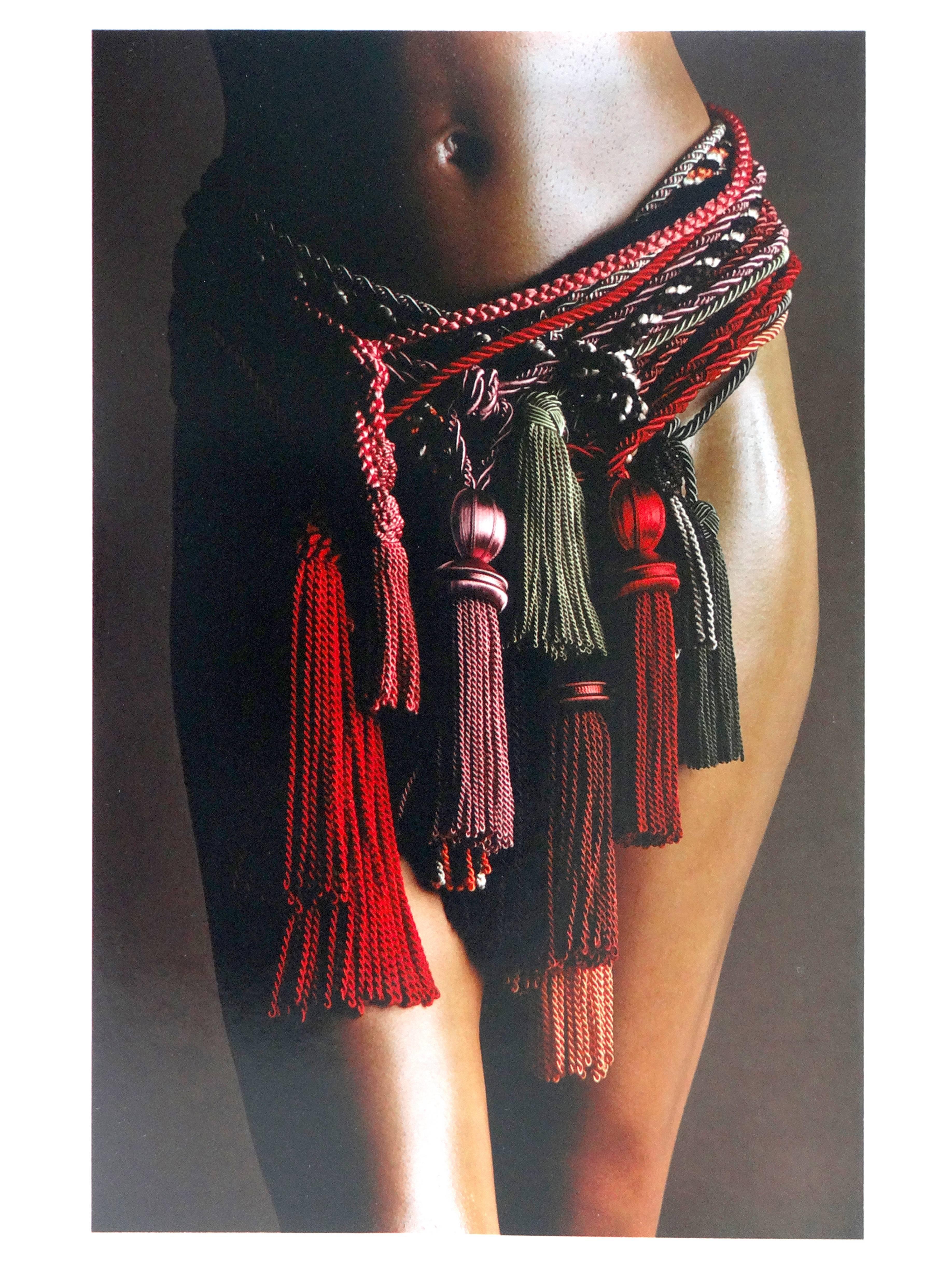 Hans Feurer Color Photograph - Hips with Tassels, Stamped, Signed, Titled and Dated in Pencil on Verso