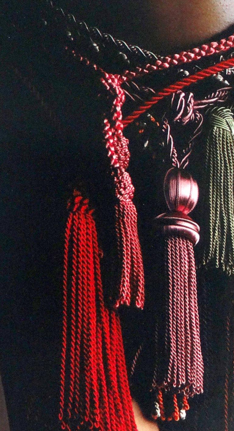 Hips with Tassels, Stamped, Signed, Titled and Dated in Pencil on Verso - Photograph by Hans Feurer